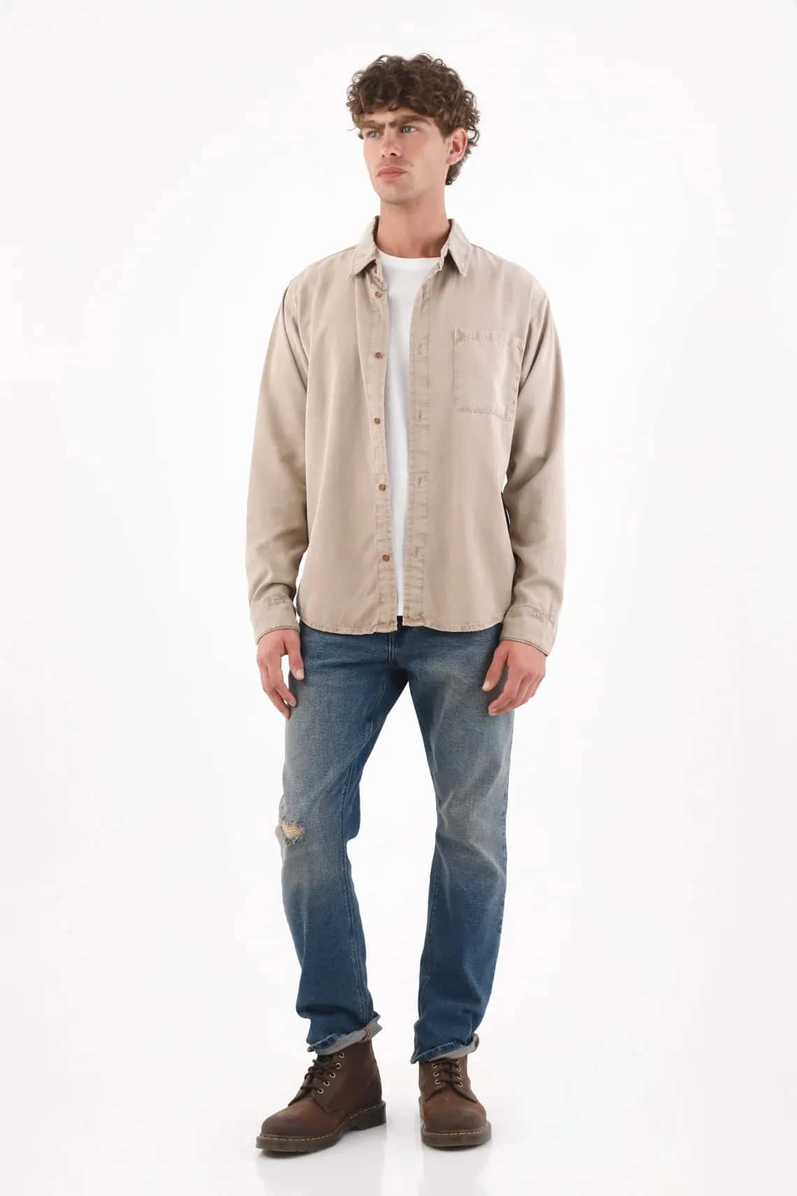 Jean para hombre tennis, jeans nudy plano pesado cintura con pretina