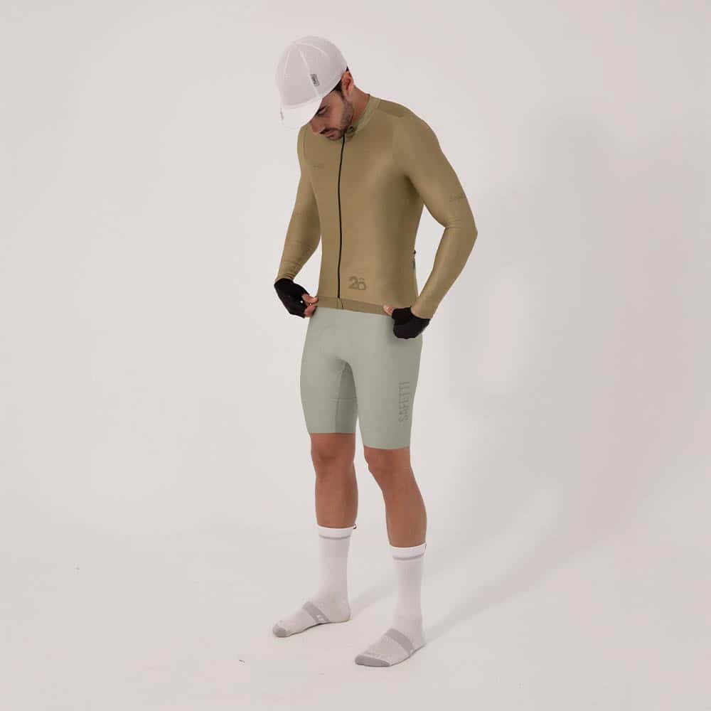 CAMISA CICLISMO MANGA LARGA ESSENTIAL GOLD PARA HOMBRE - miniatura 5