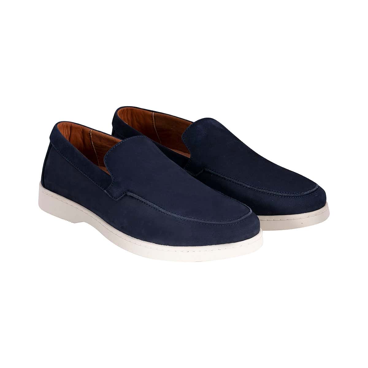 Loafer Hombre Nobuck Azul Pacífico - miniatura 1