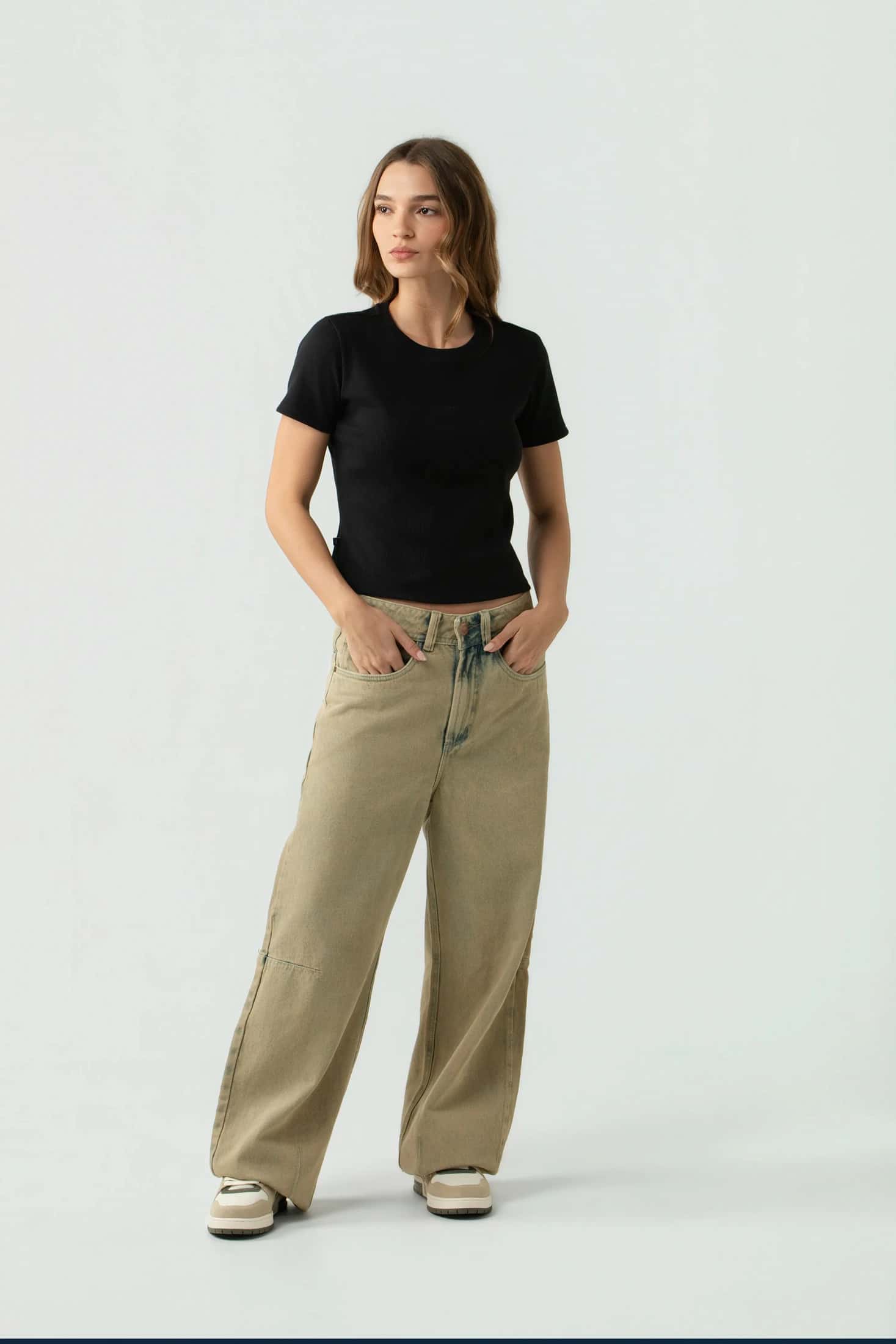 Jean QST Baggy Fit - Sand Beige - miniatura 2