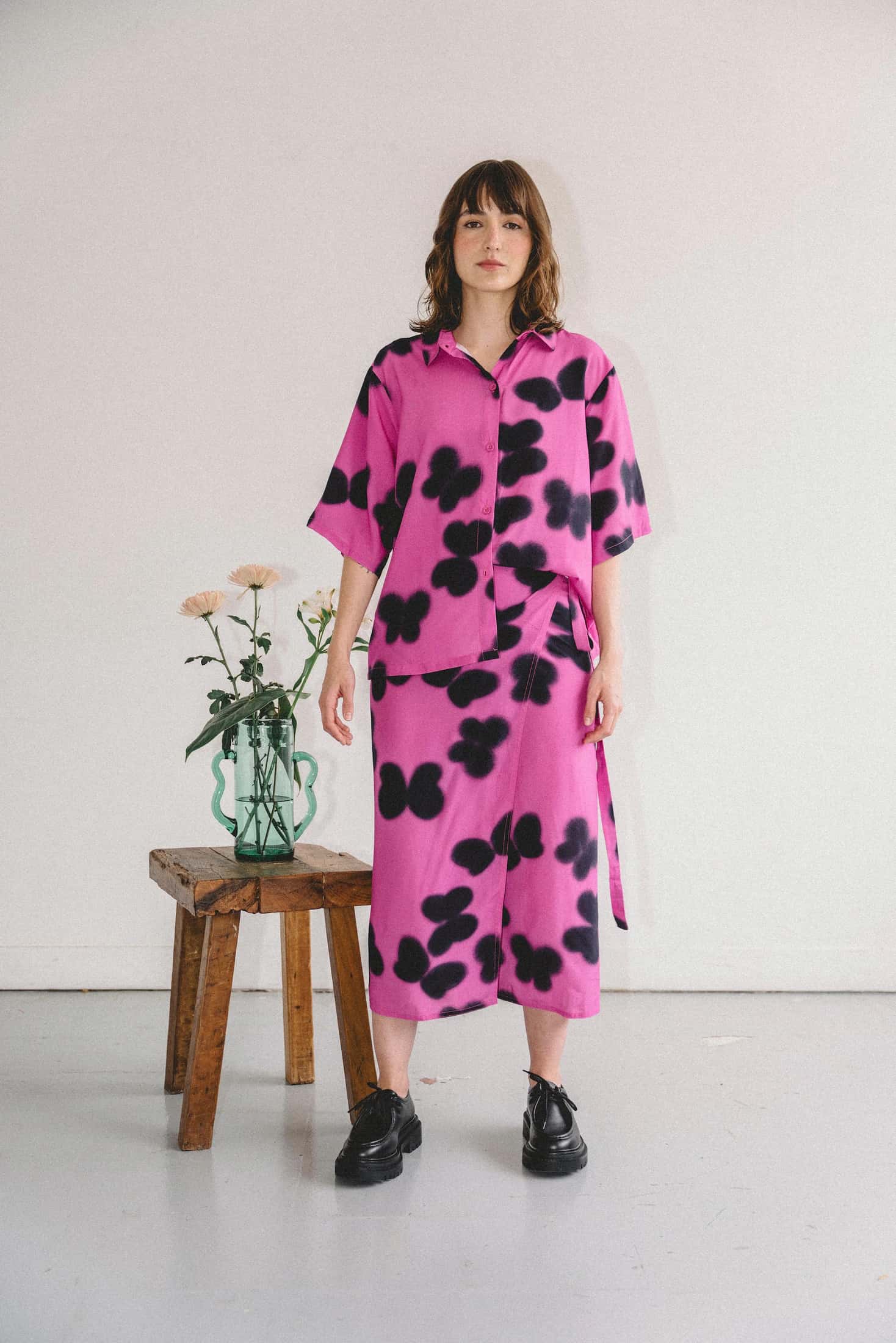 Camisa SOMBRAS rosa - UNISEX - miniatura 7