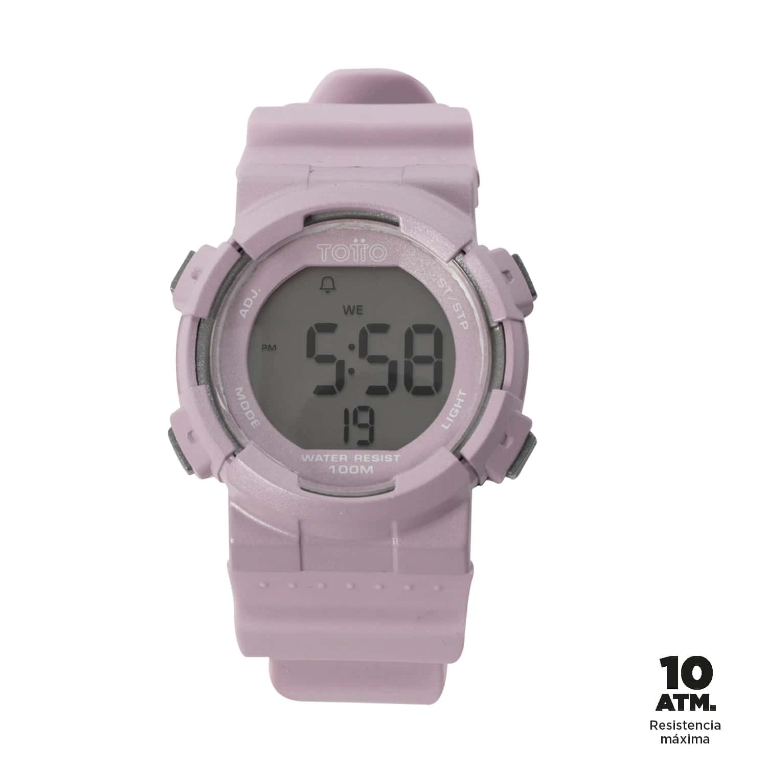 Reloj Digital Pixel color Rosado
