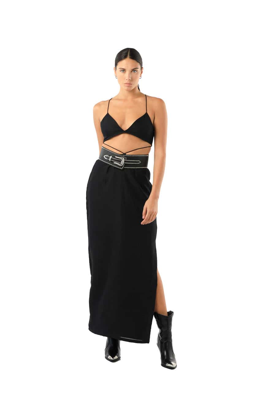 VESTIDO STRAP BLACK
