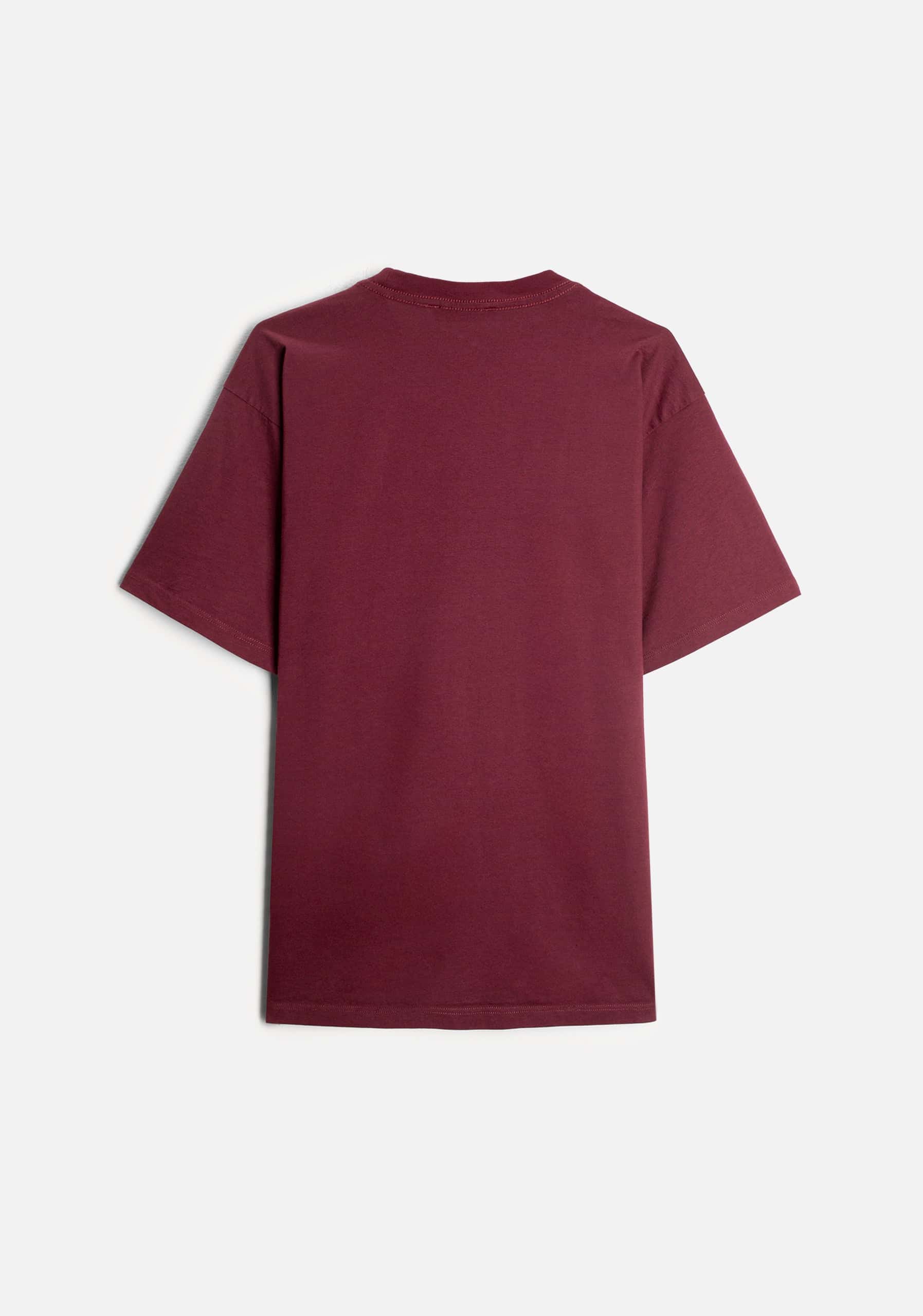 Camiseta H Unicolor APL Mar Vino Tinto - miniatura 4