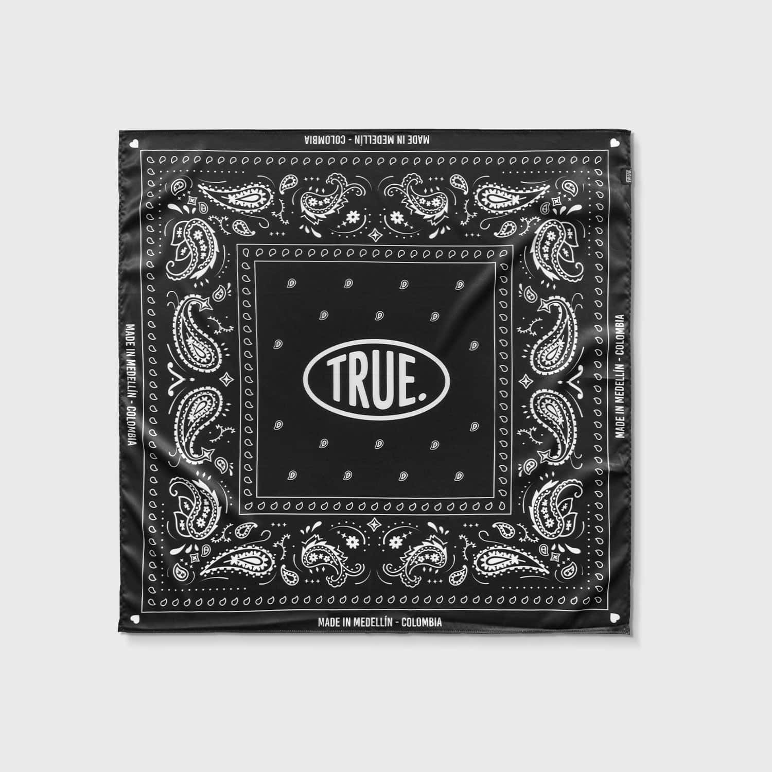 Paisley Bandana - Black