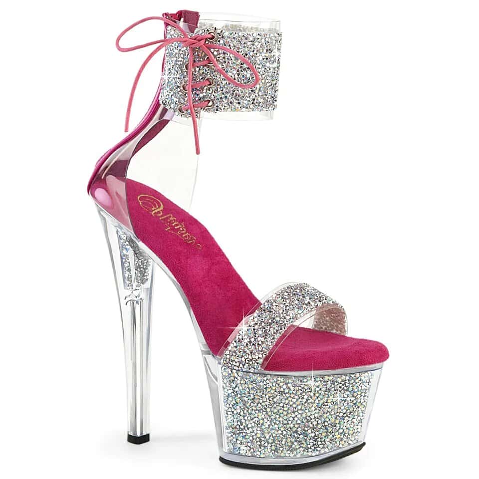 Zapatos sandalias bajo pedido Tacones Plataforma Poledance Pleaser SKY-327RSI