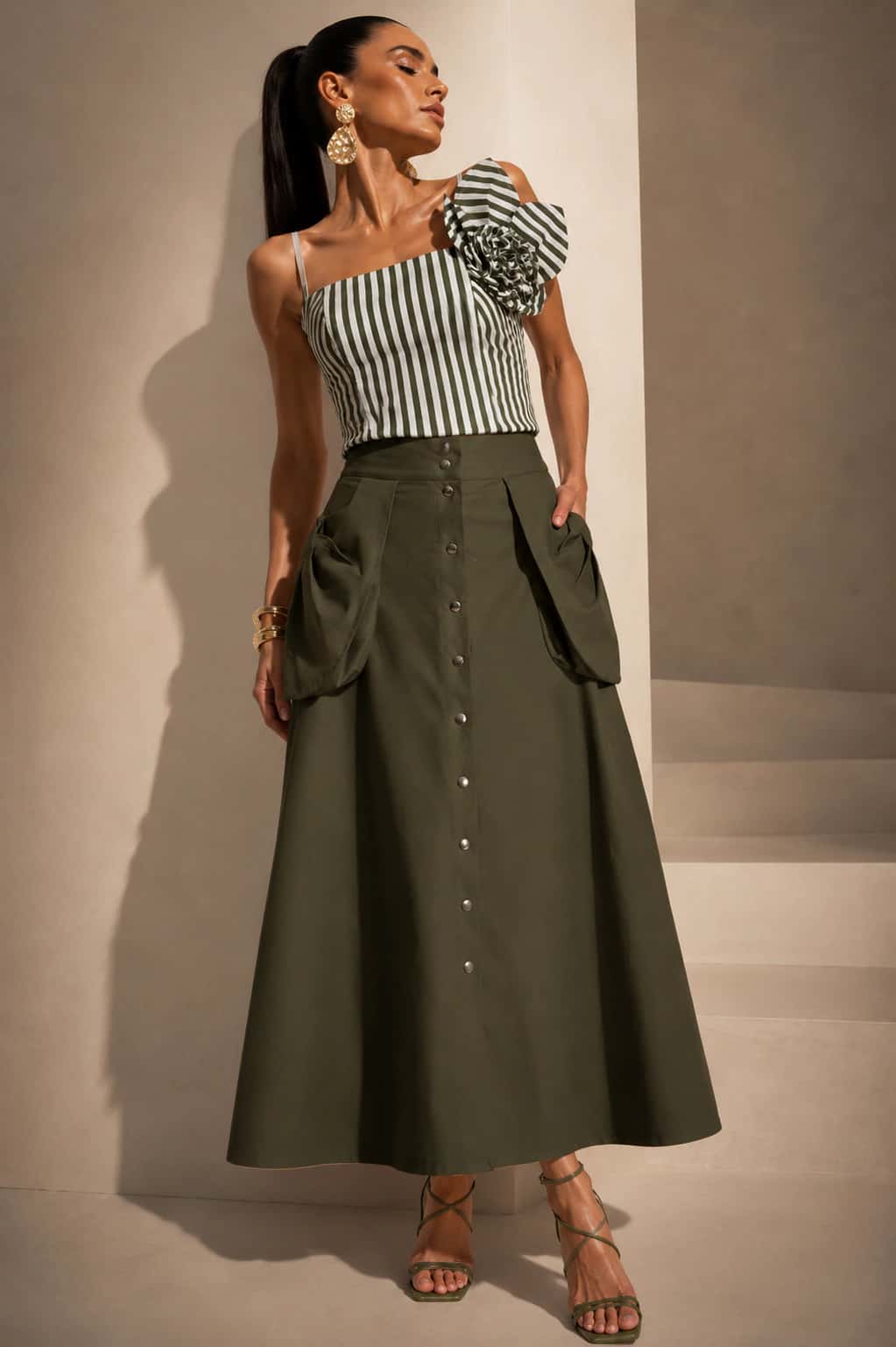 Top Berlim Rayas verdes - miniatura 3