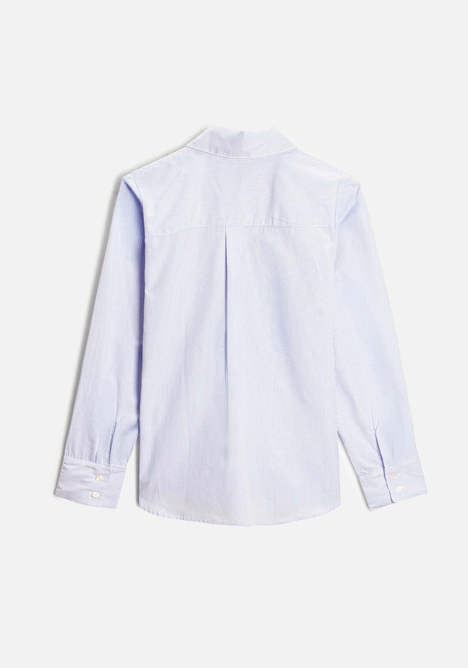 Camisa M Isabella Rayas Azul Claro - miniatura 4