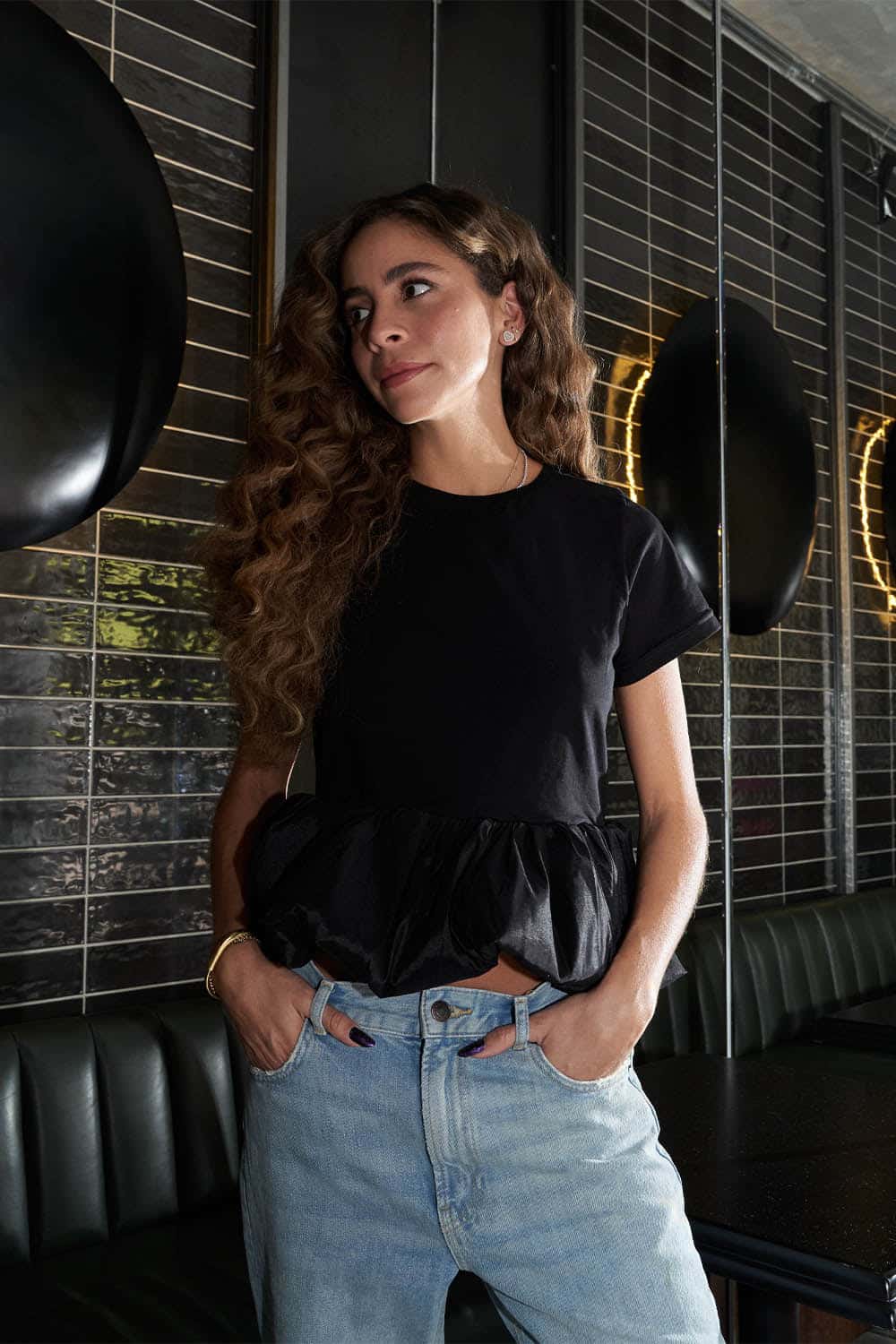 T-Shirt Porro Negra