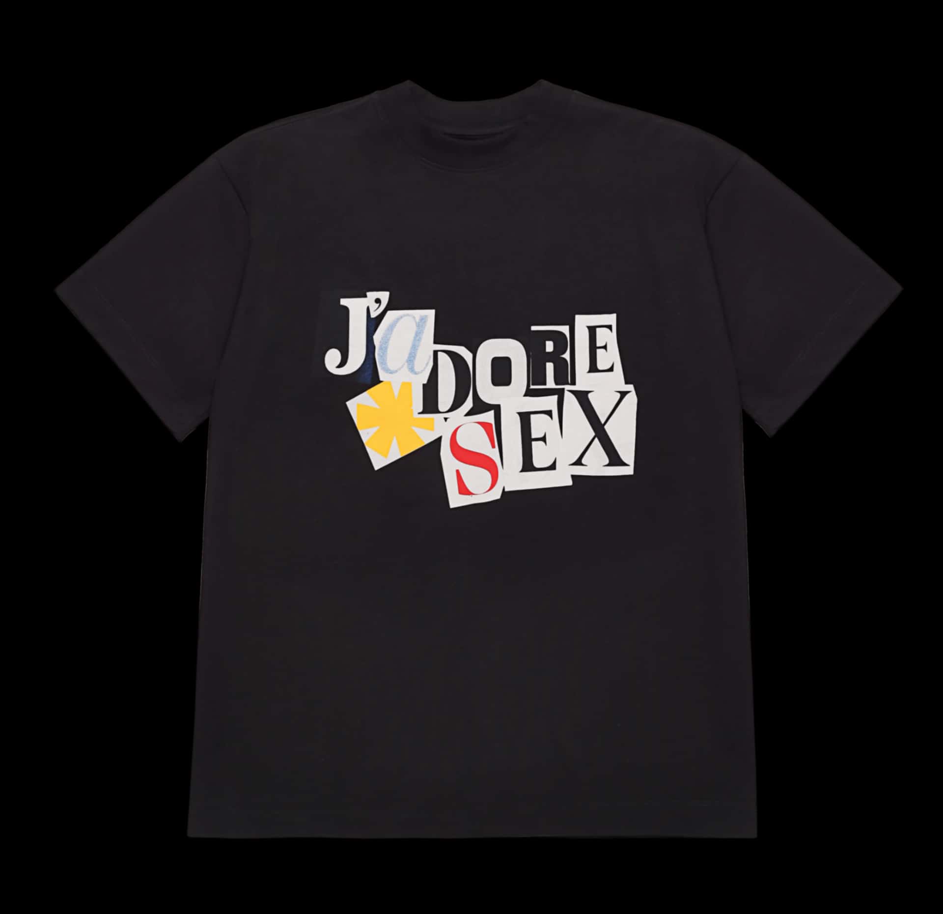 J'ADORE SEX BLACK T-SHIRT