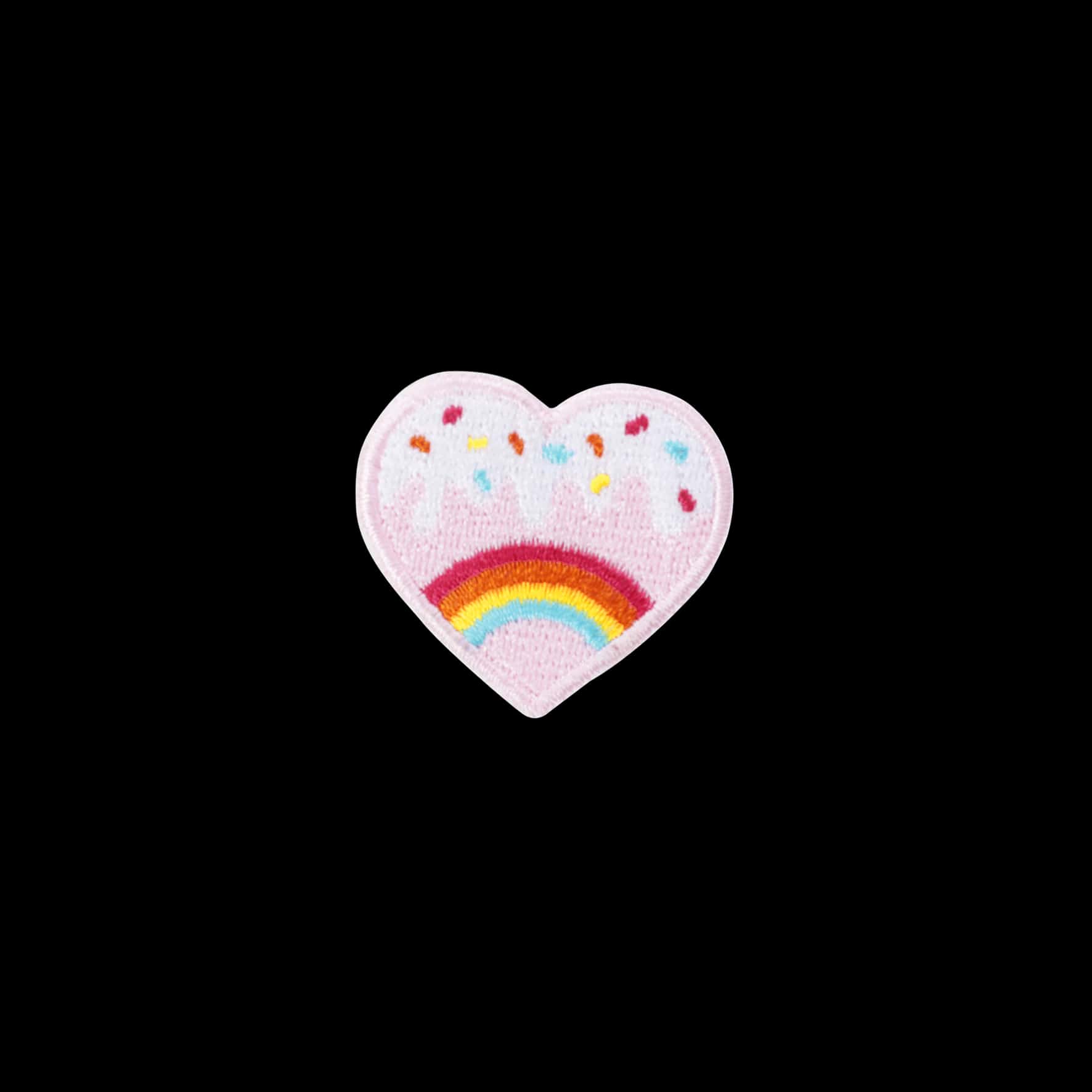Parche Autoadhesivo Heart Candy color Blanco