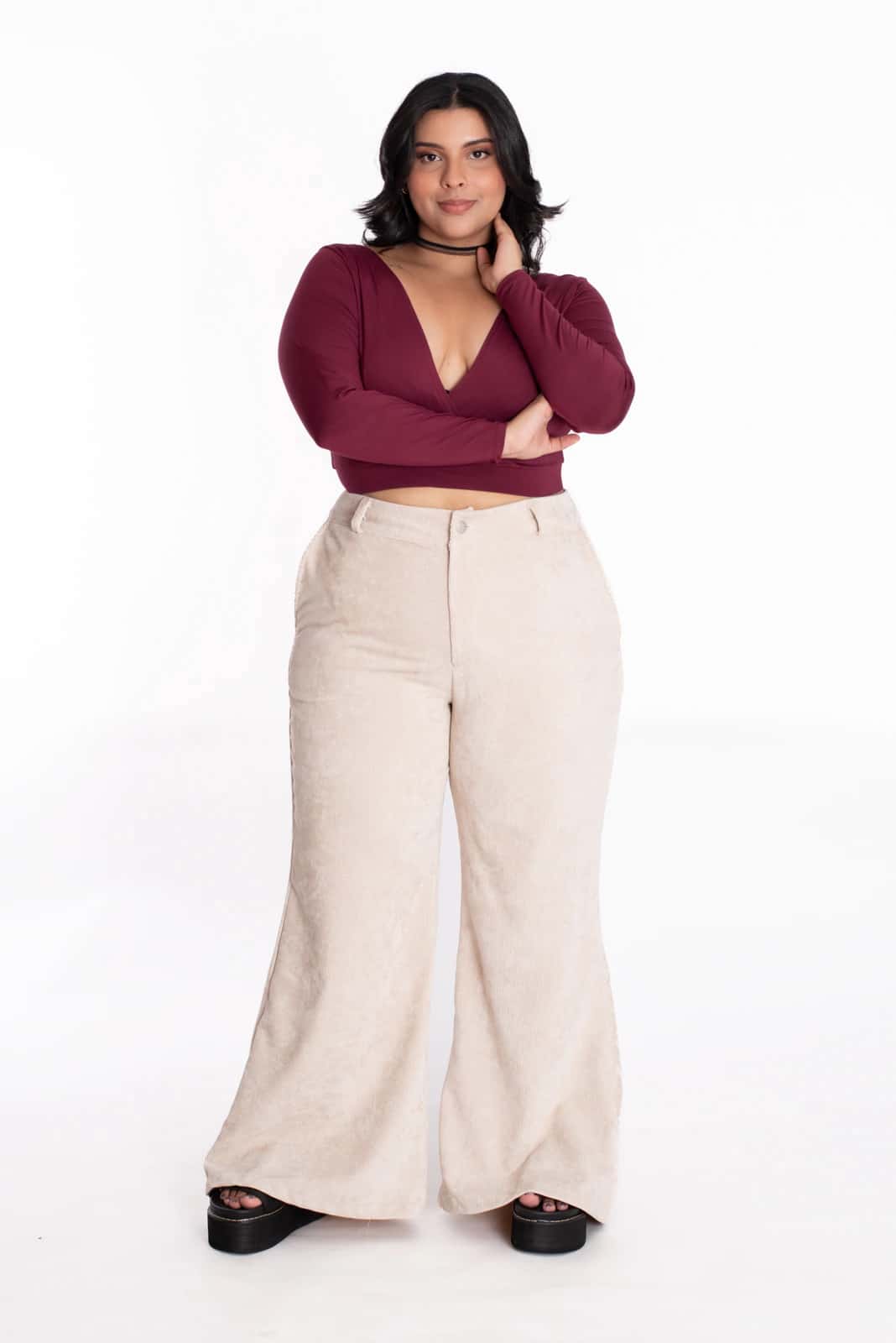 Pantalón Carlota Beige - miniatura 1