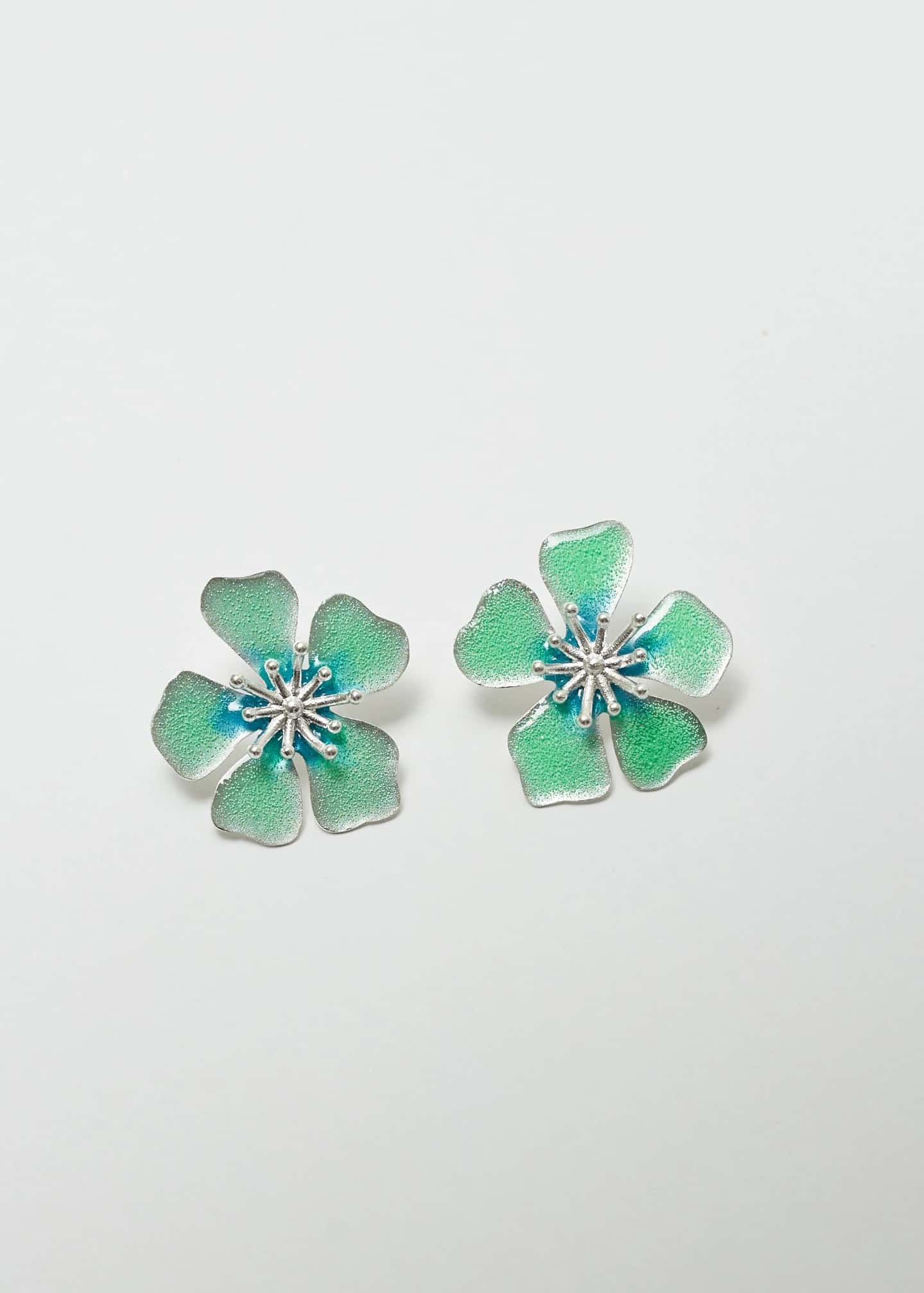 Aretes Aurora midi Verde