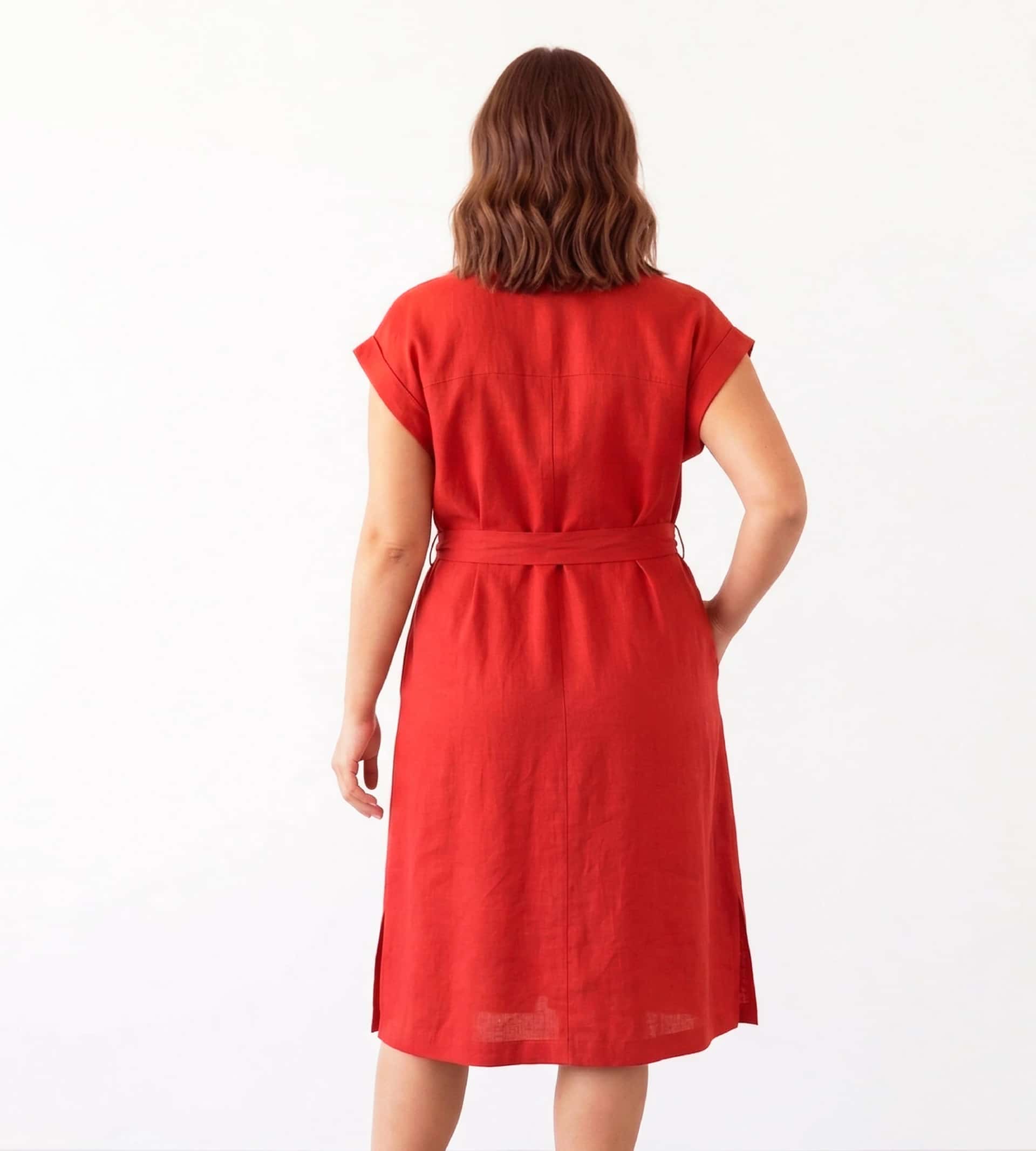 VESTIDO CON CINTURON REF 1142770 - miniatura 2