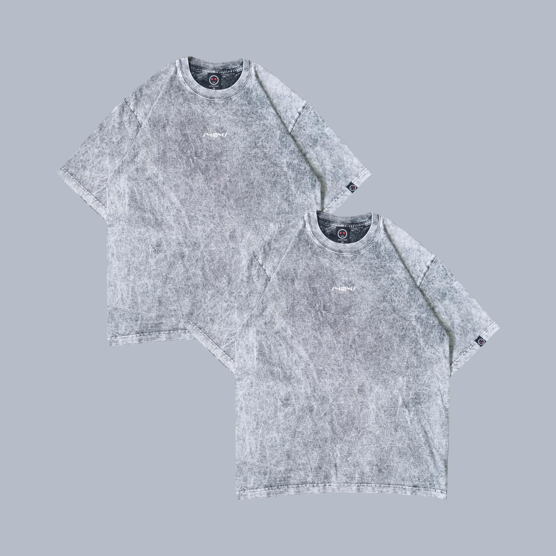 Camiseta Oversize Acid Wash Core Pack X2