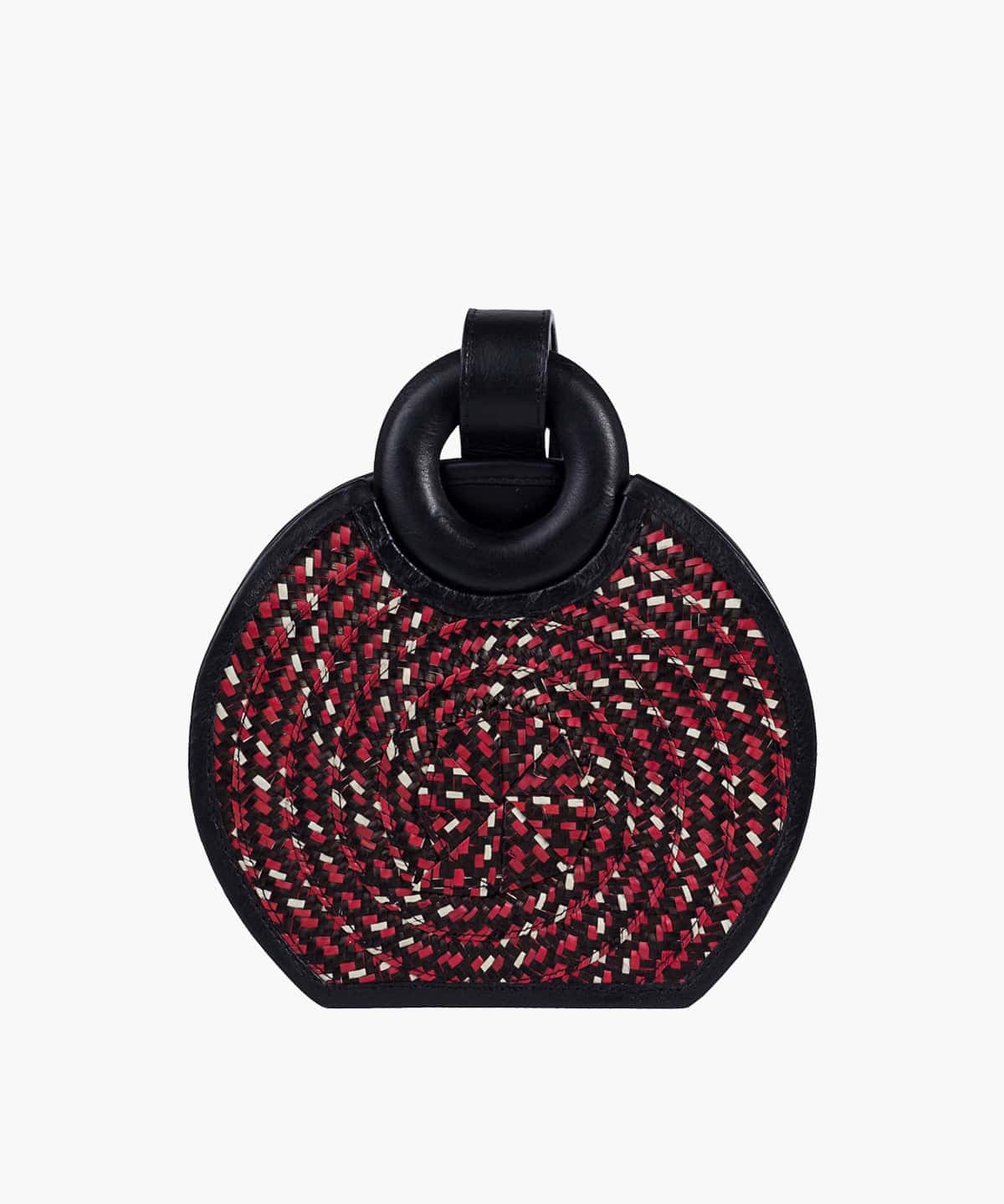 Manexca Mini in Raffia and Leather