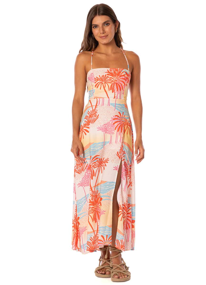 Maaji Cali Sea Remi V Midi Dress