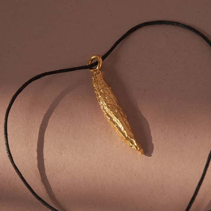 COLLAR CACAO MINI HILO NEGRO - miniatura 3
