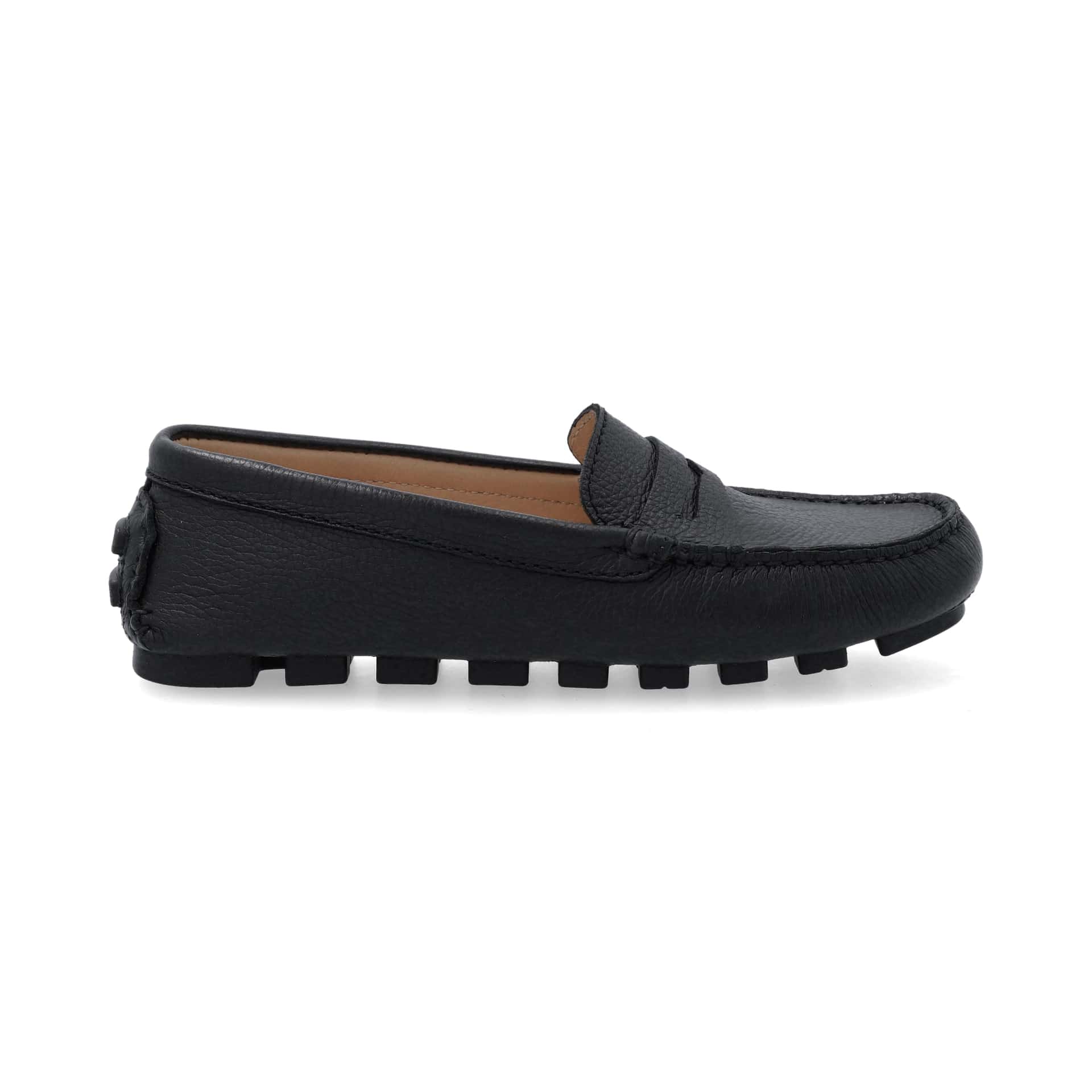 Mocasines Mujer Penny Cuero Negro - miniatura 4