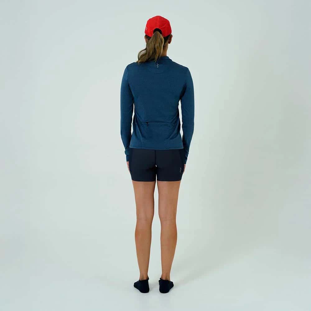 CAMISETA RUNNING MANGA LARGA ACTIVE BLUE PARA MUJER - miniatura 2