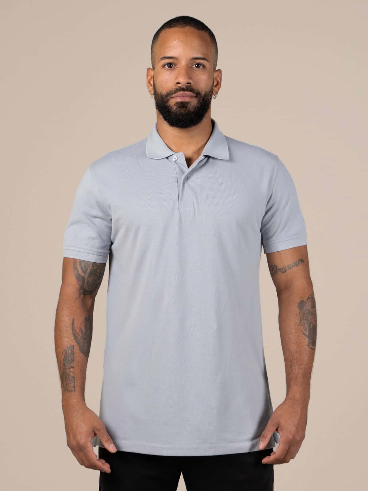 Polo Camiseta Gris Claro