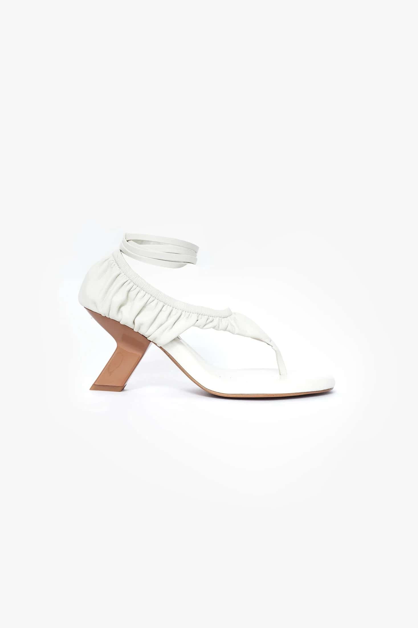 SANDALIA FLIP RUCHI OFFWHITE