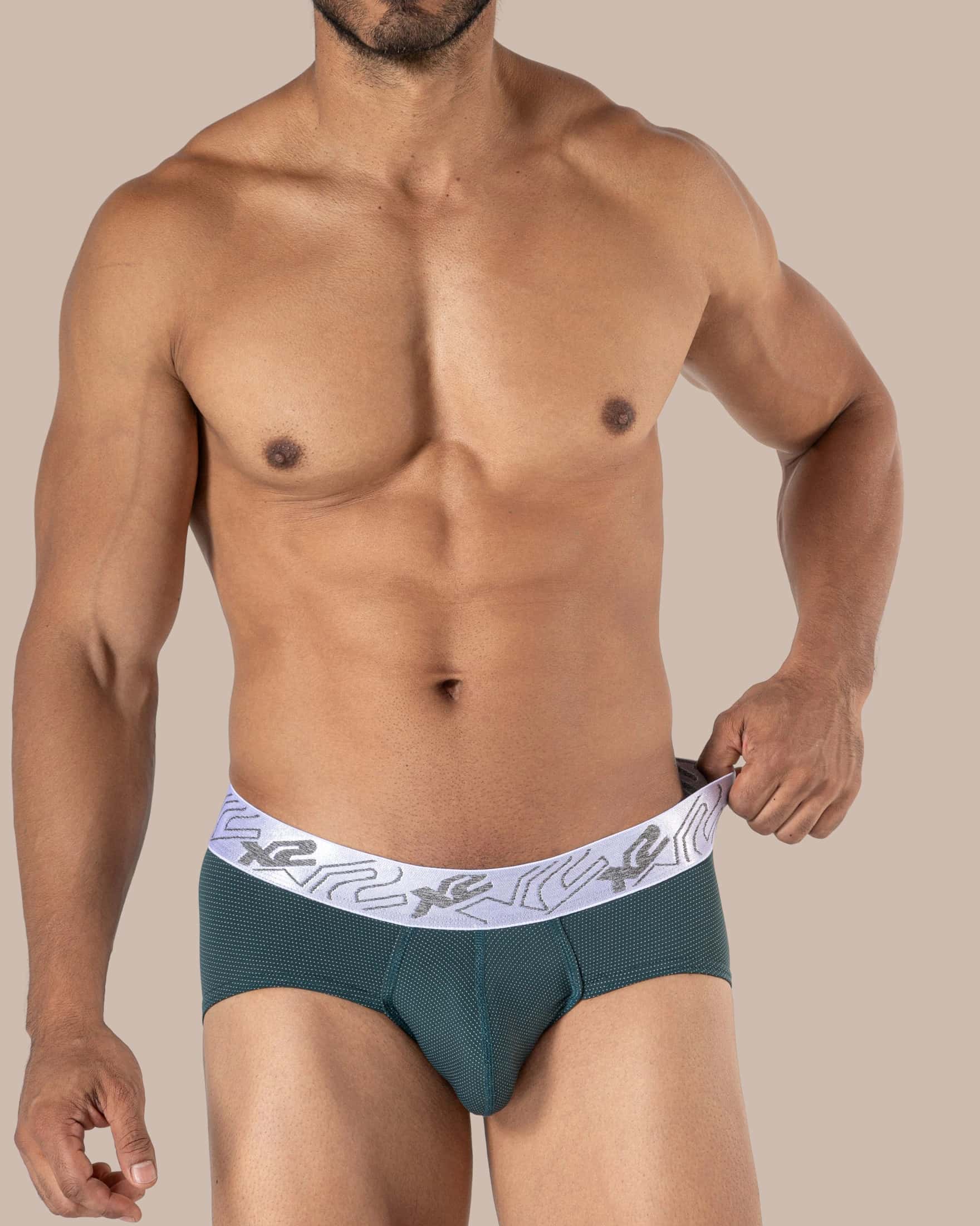 Brief Alegre Nylon Verde X2