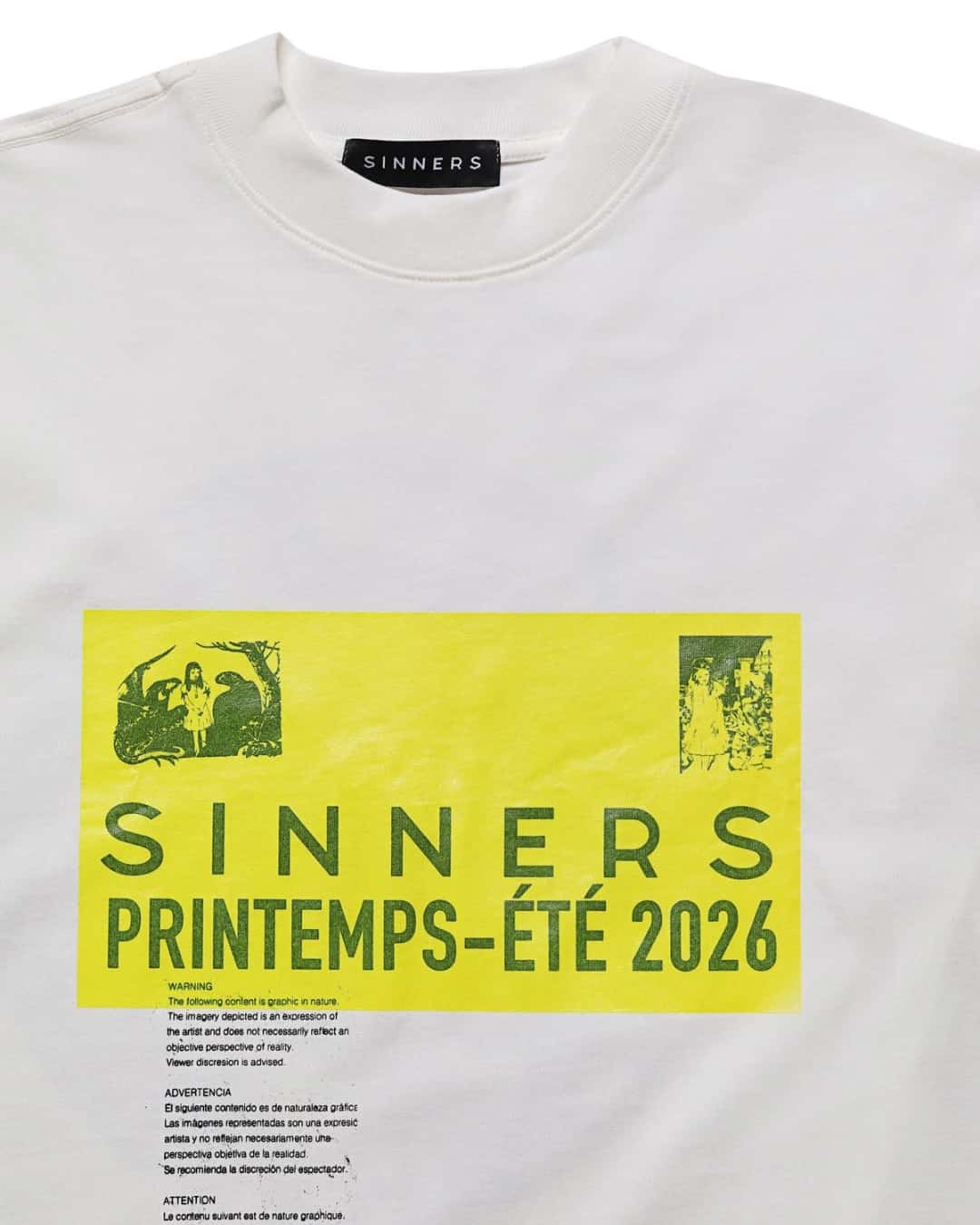PRE-CAUCION CREME T-SHIRT - miniatura 2