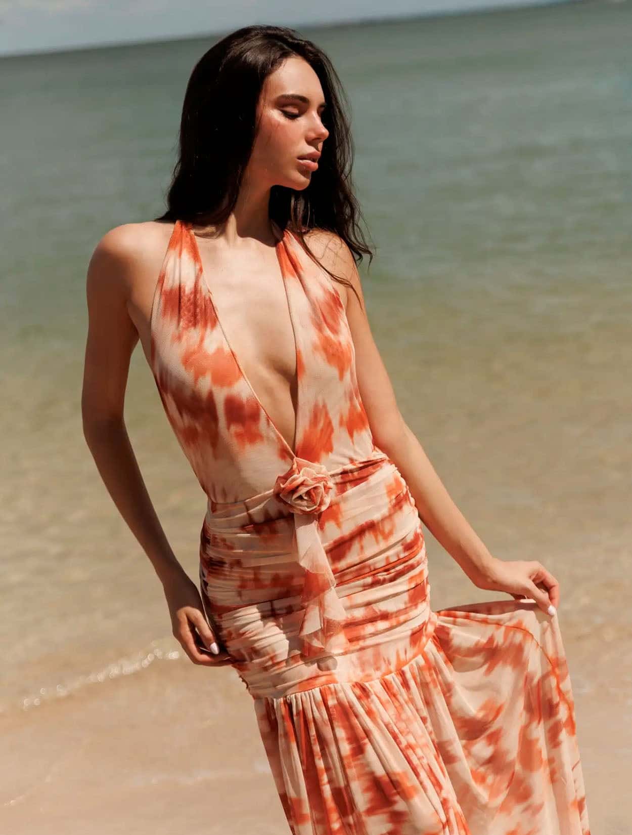 VESTIDO CANELA MAXI - miniatura 3