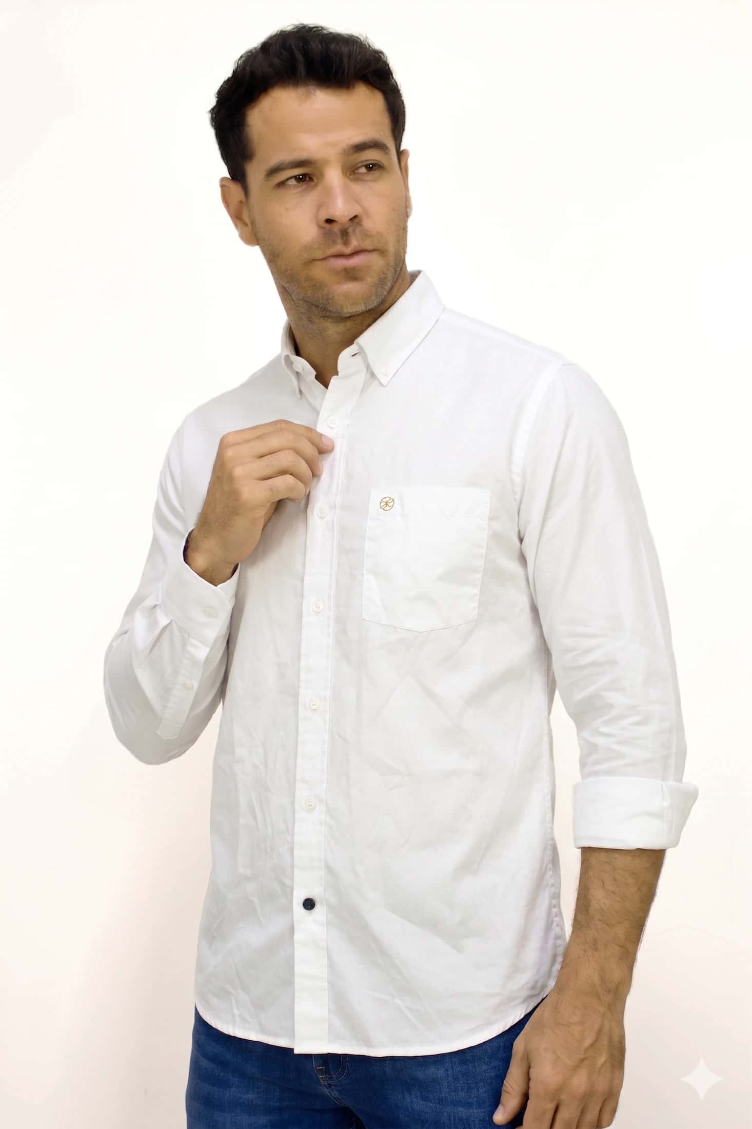 Camisa Blanca Para Hombre