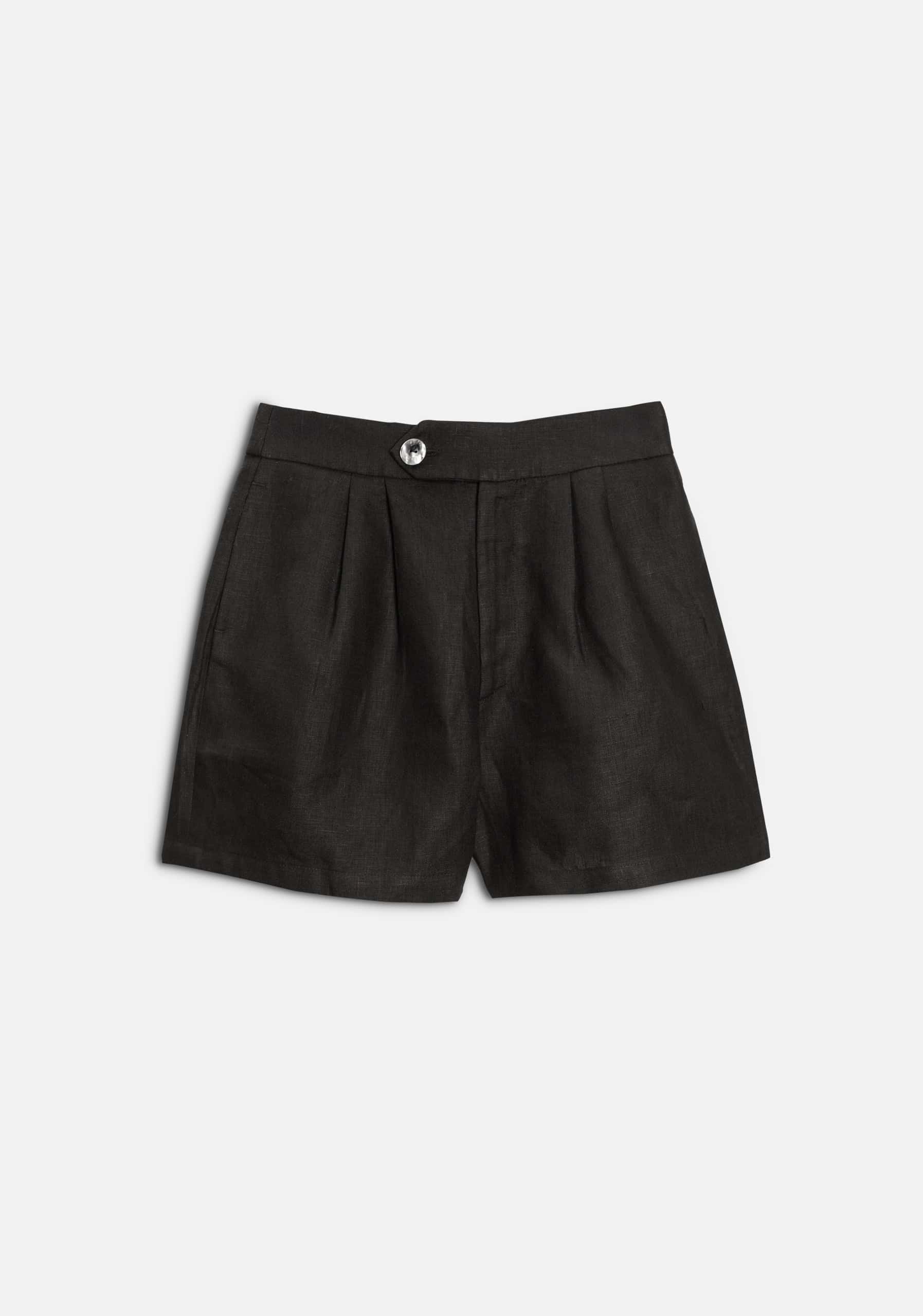 Short M Mistral Lino Negro