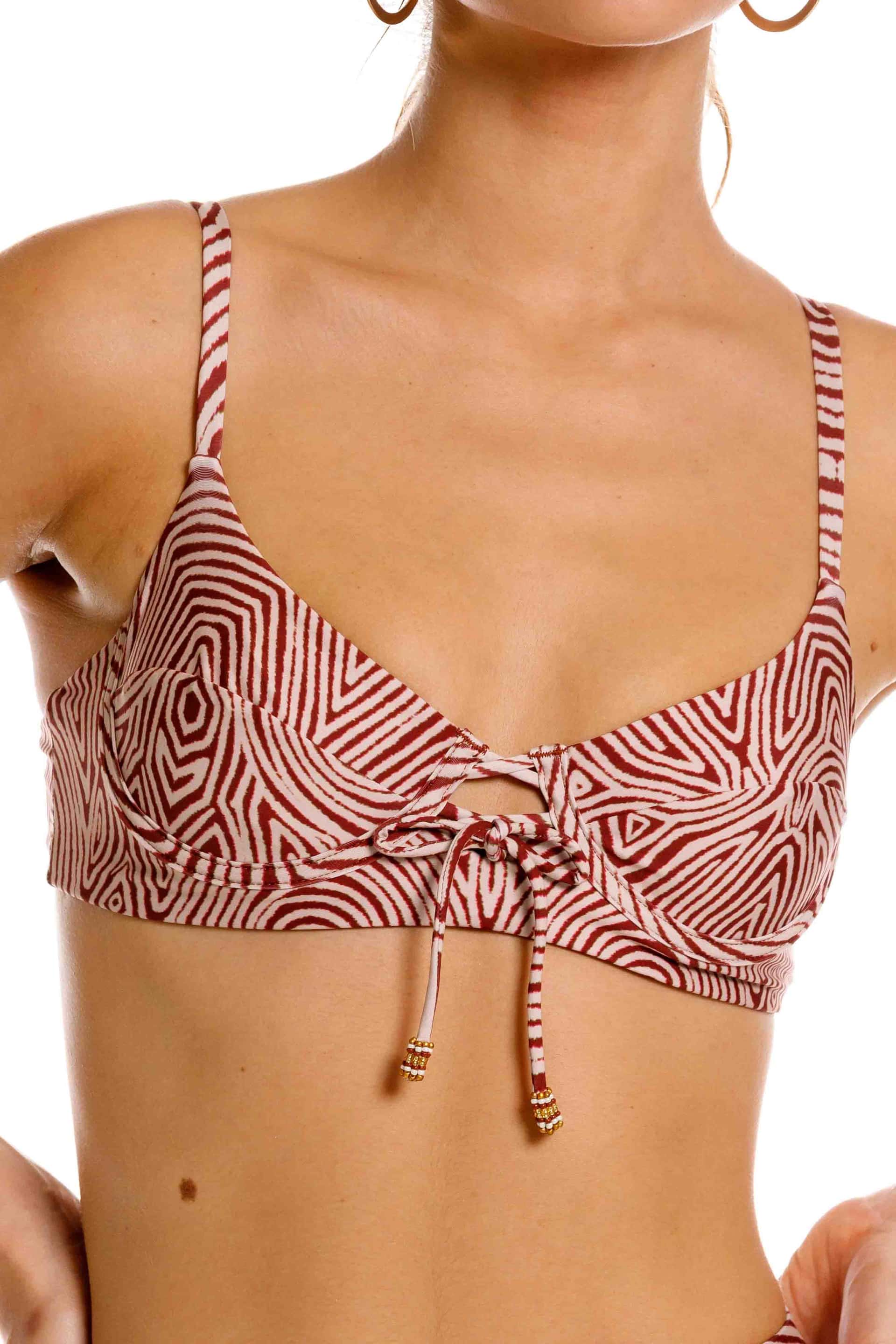 Top Perfect de Bikini Nairobi Marrón - miniatura 1