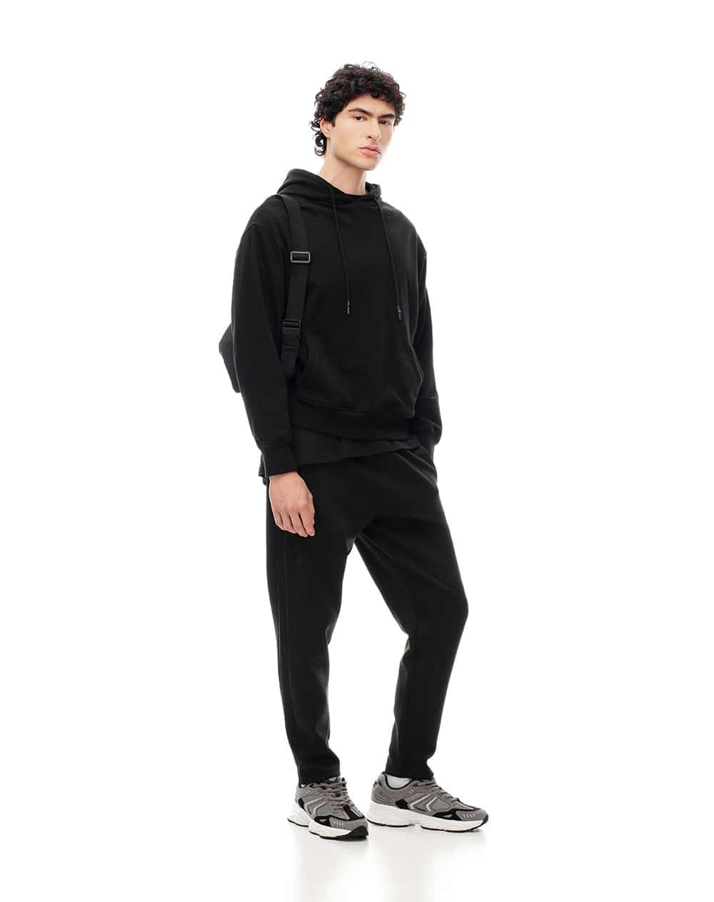 Pantalón deportivo negro hombre