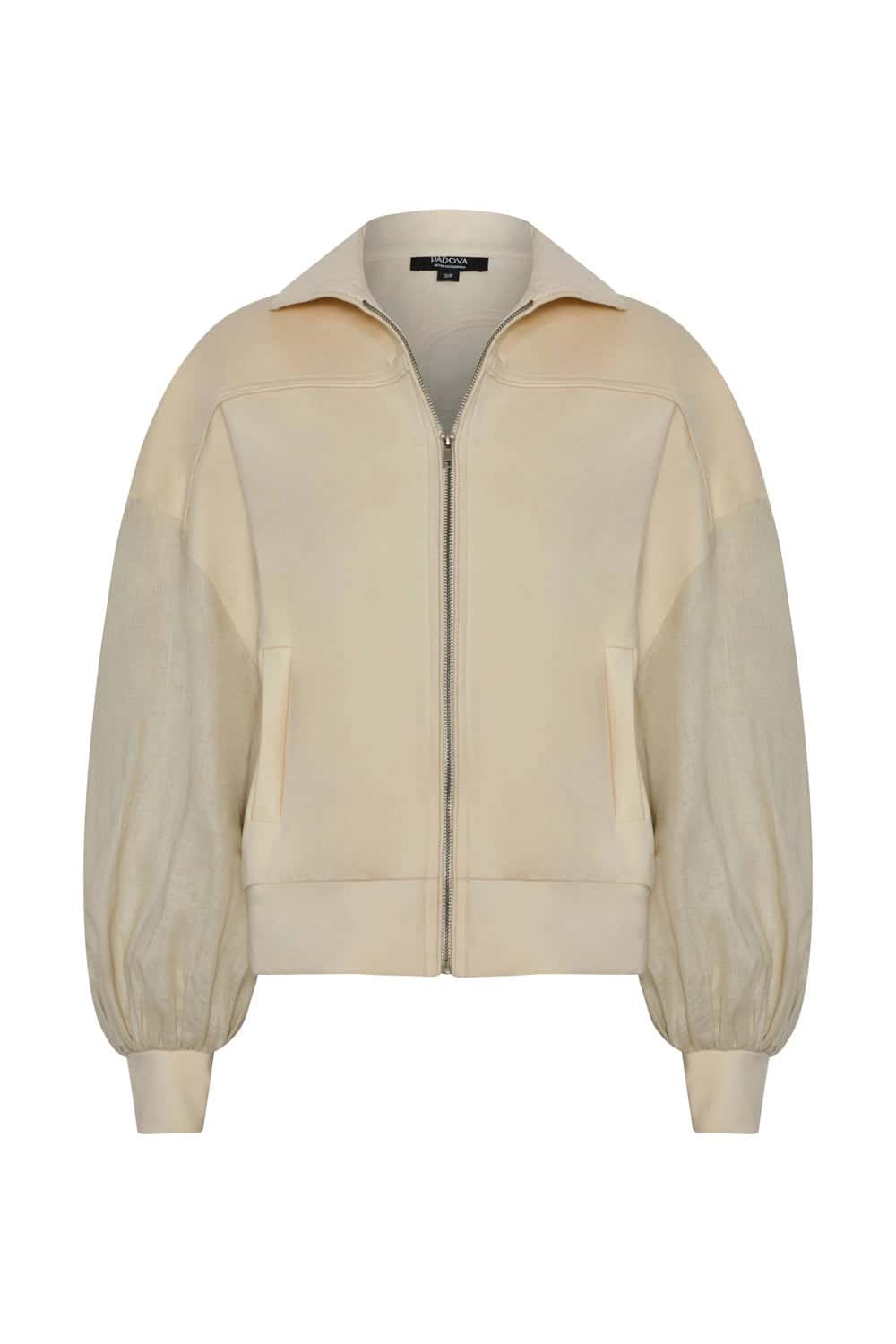 Chaqueta tessa bordado escorpión vainilla