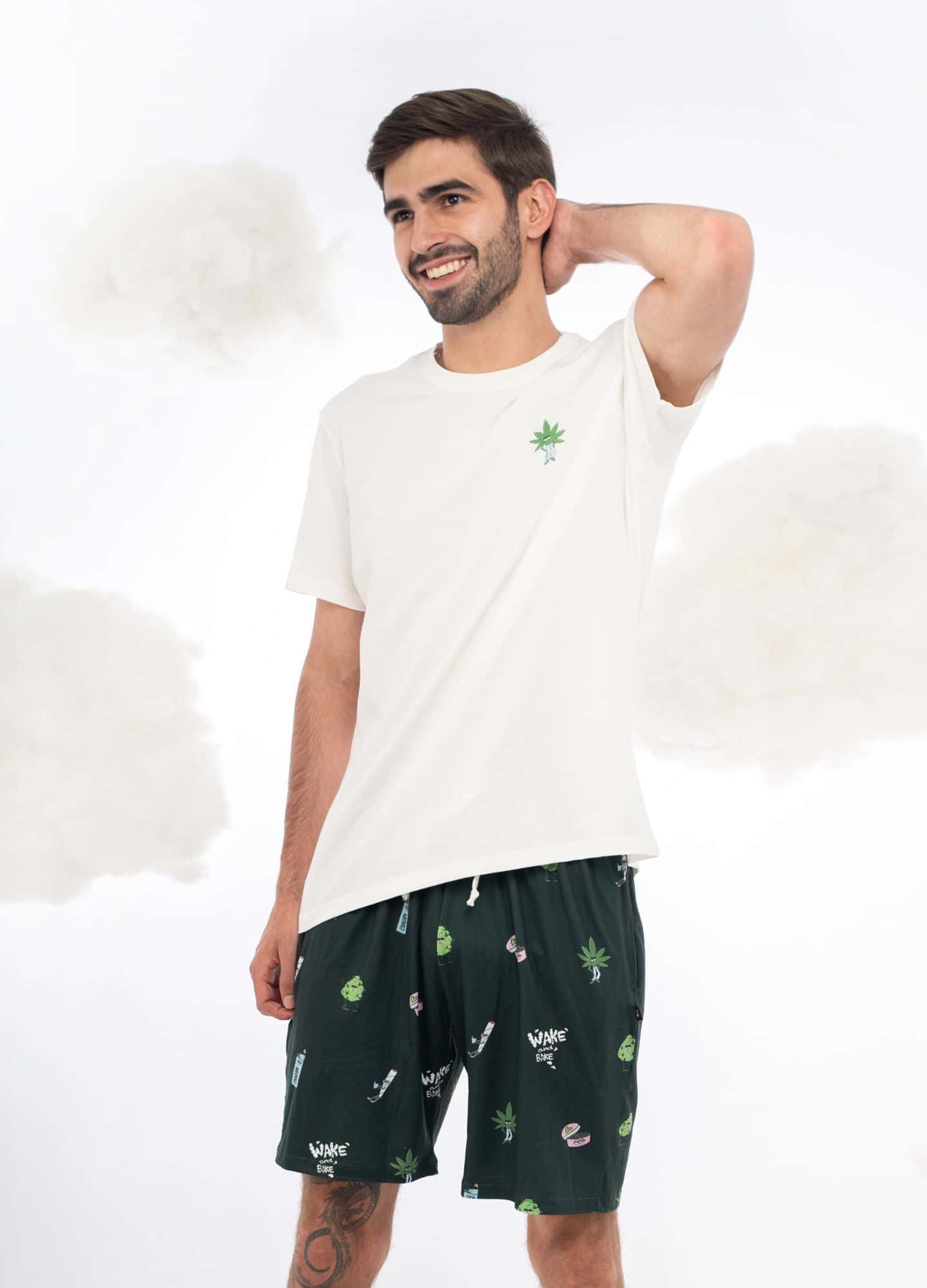 Conjunto Short Weed - Verde
