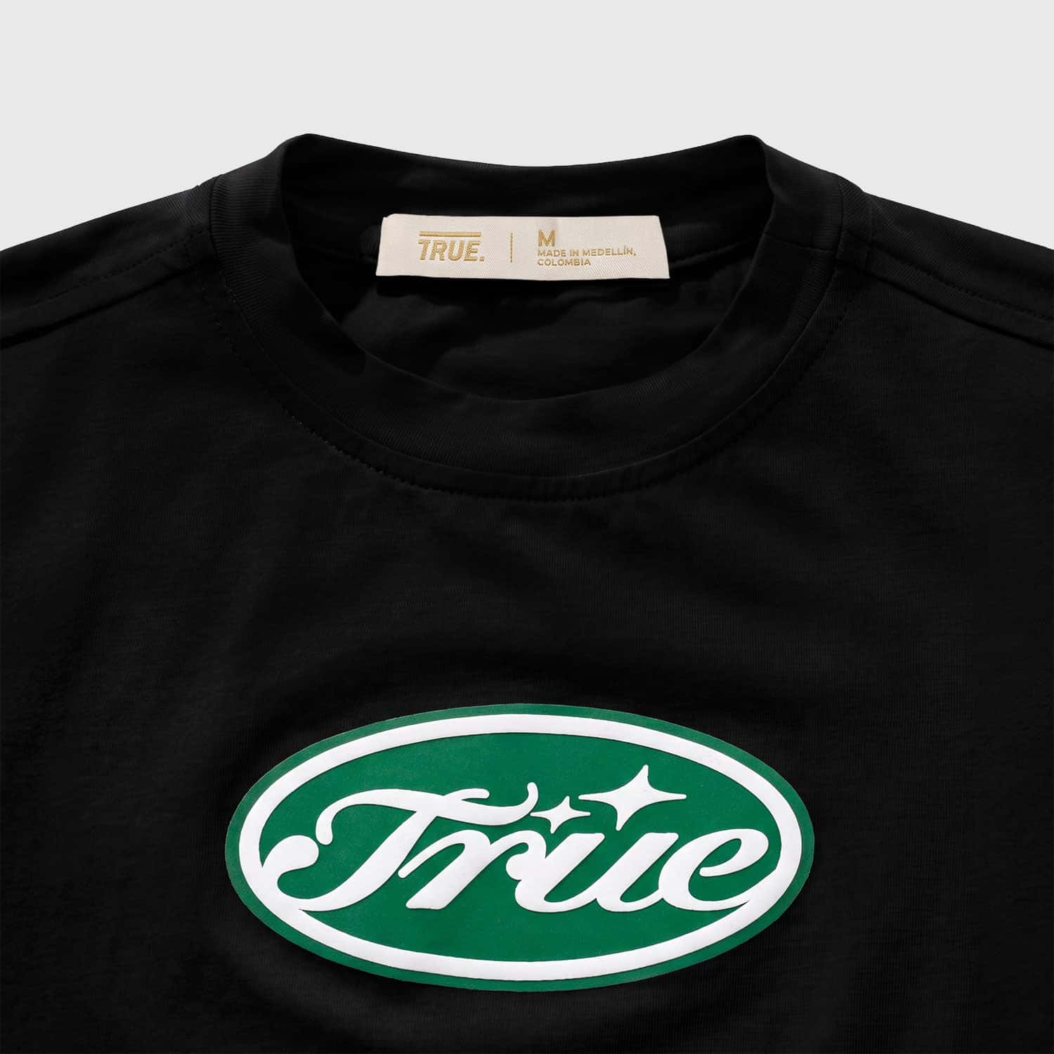 True Stamp Slim Tee - Black/Green - miniatura 2