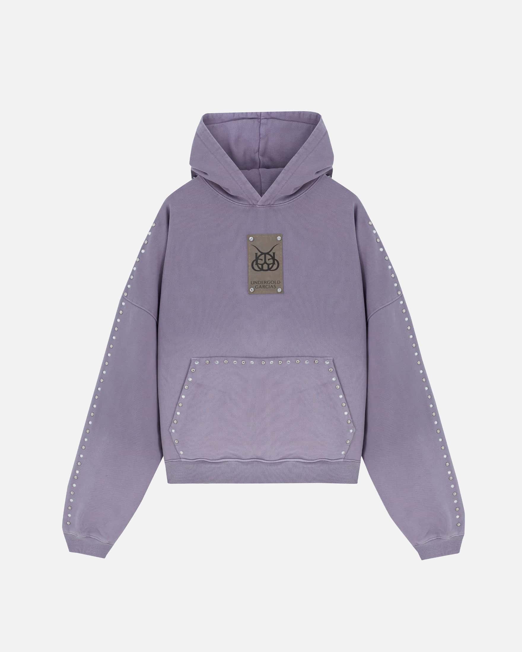 Santa Unión Basic  Boxy Hoodie Purple