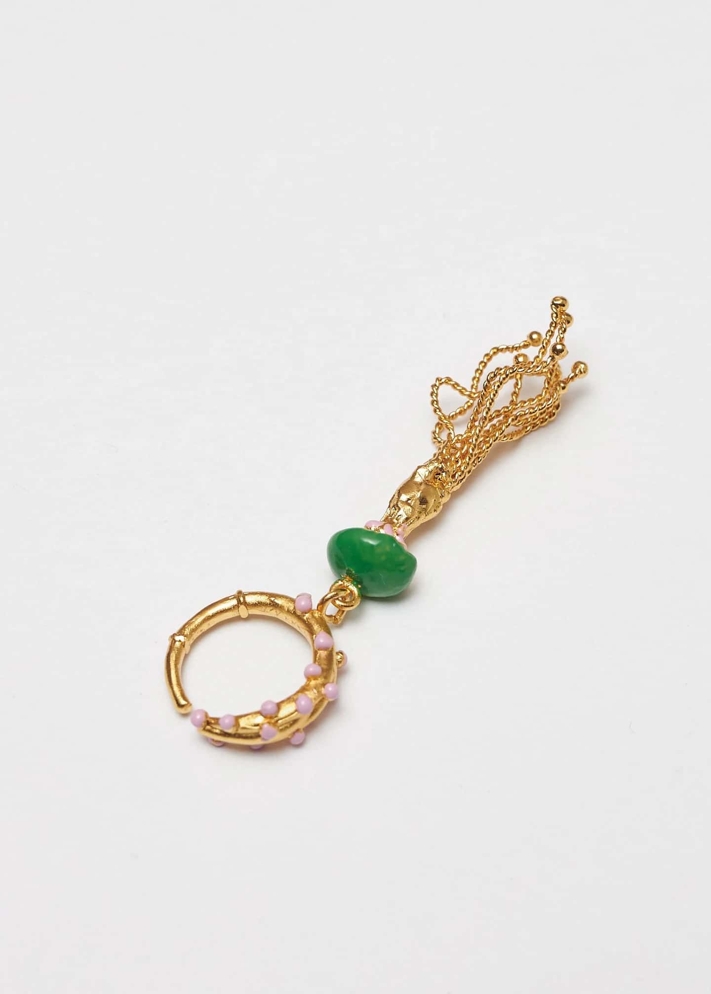 Earcuff Micelios verde - miniatura 6
