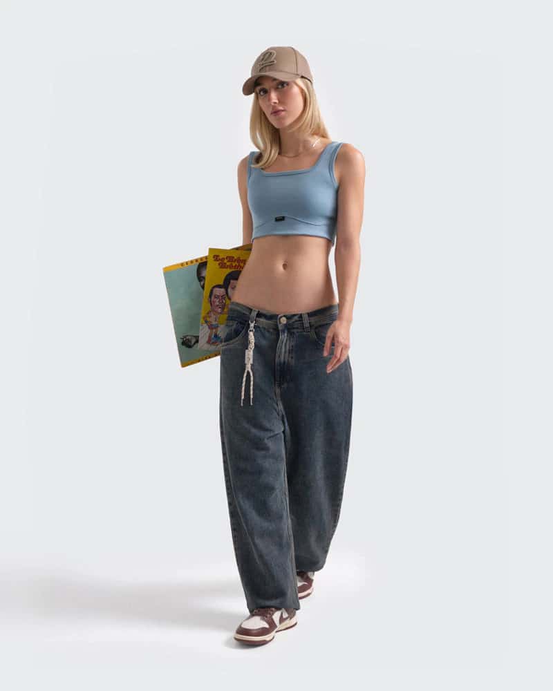 Crop Top Essential Azul - miniatura 4