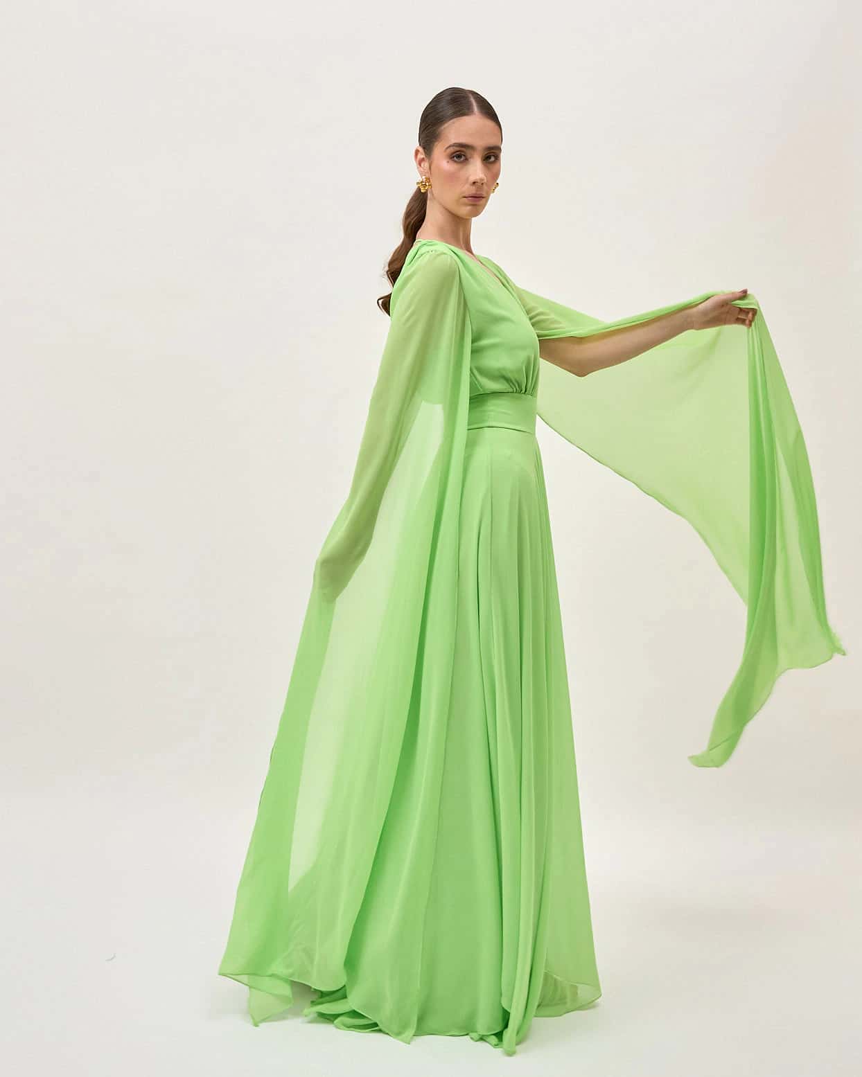 Vestido Girasol Verde Limón - miniatura 4