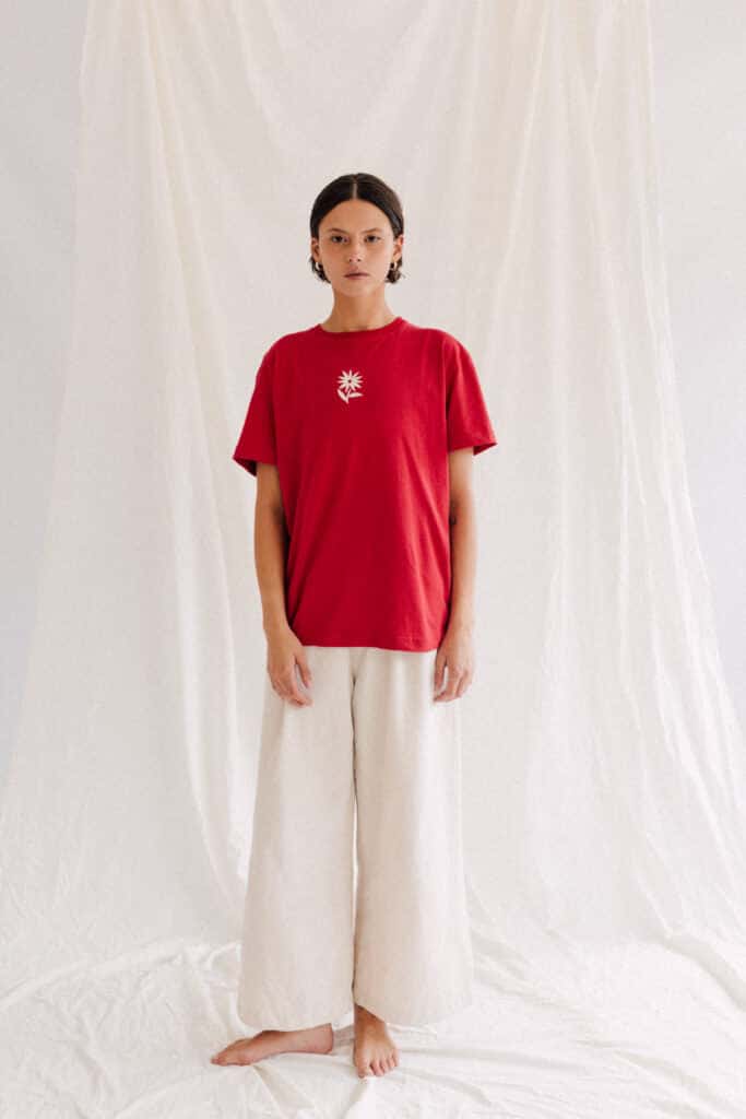 CAMISETA PRIMAVERA ROJA - miniatura 3