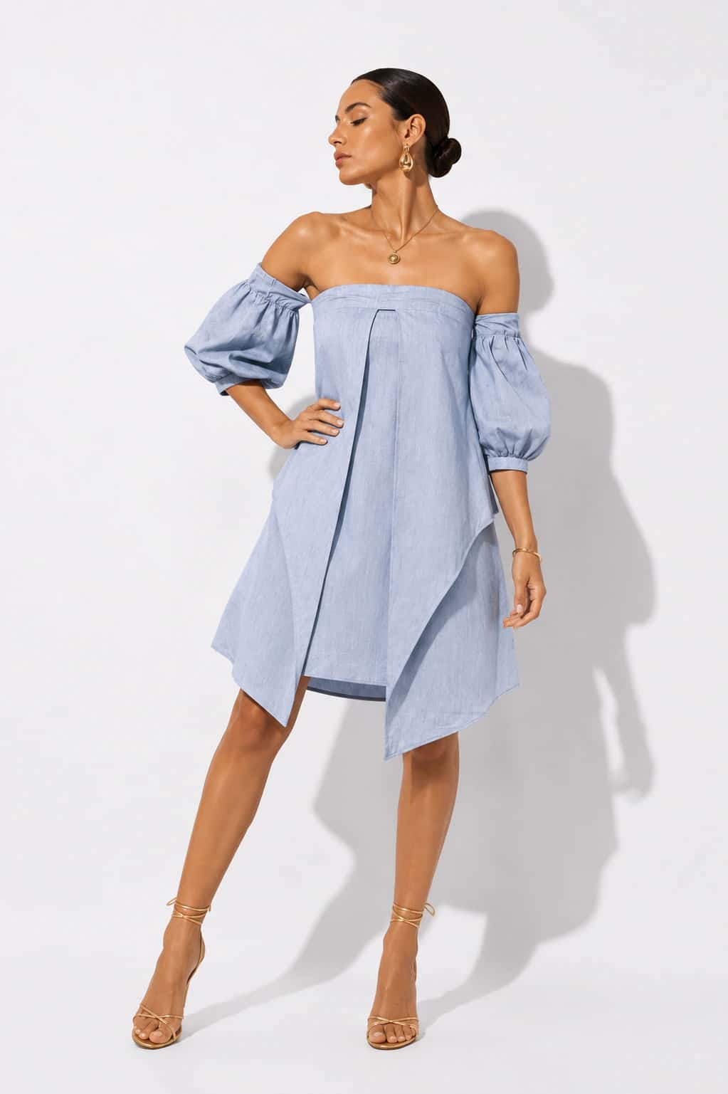 Vestido Adele Jean Oscuro - miniatura 1