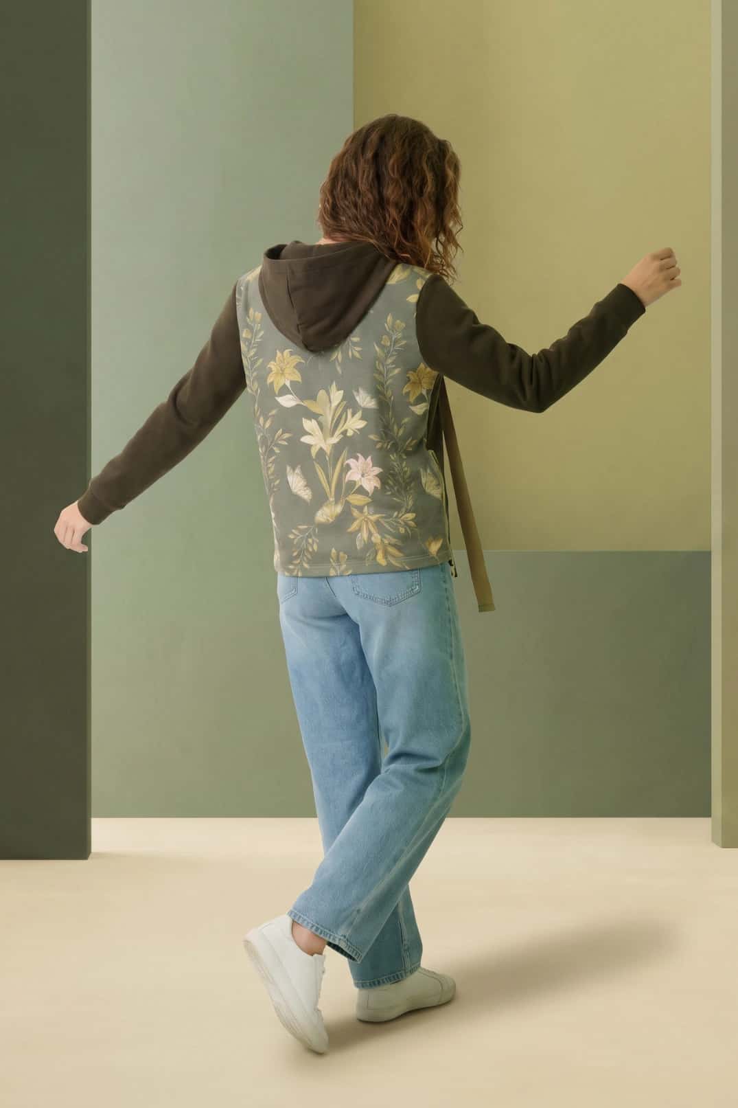 Hoodie Nevado Achira Verde