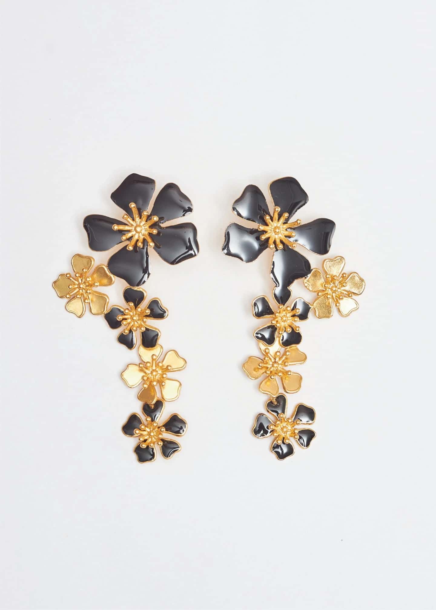 Aretes Falling Auroras negro