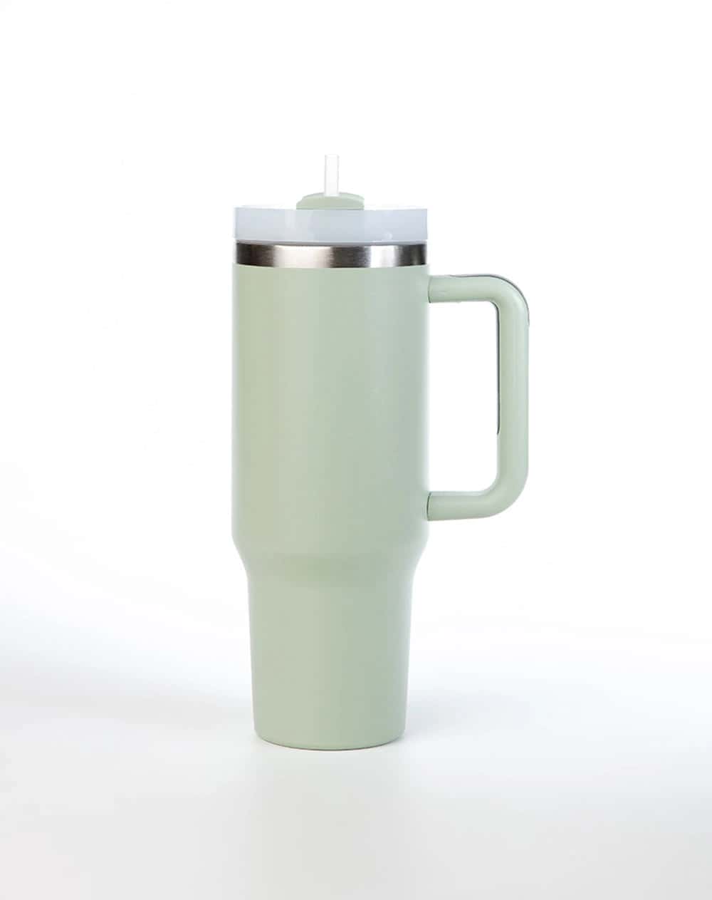 Termo pitillo térmico verde 1.100ml mujer