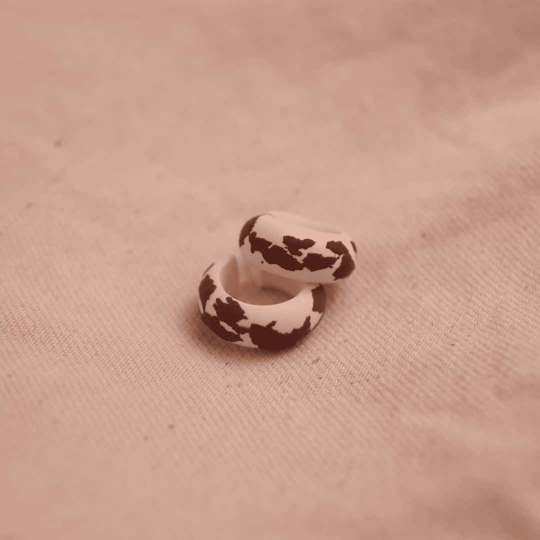 Earcuff Bold Cow Print