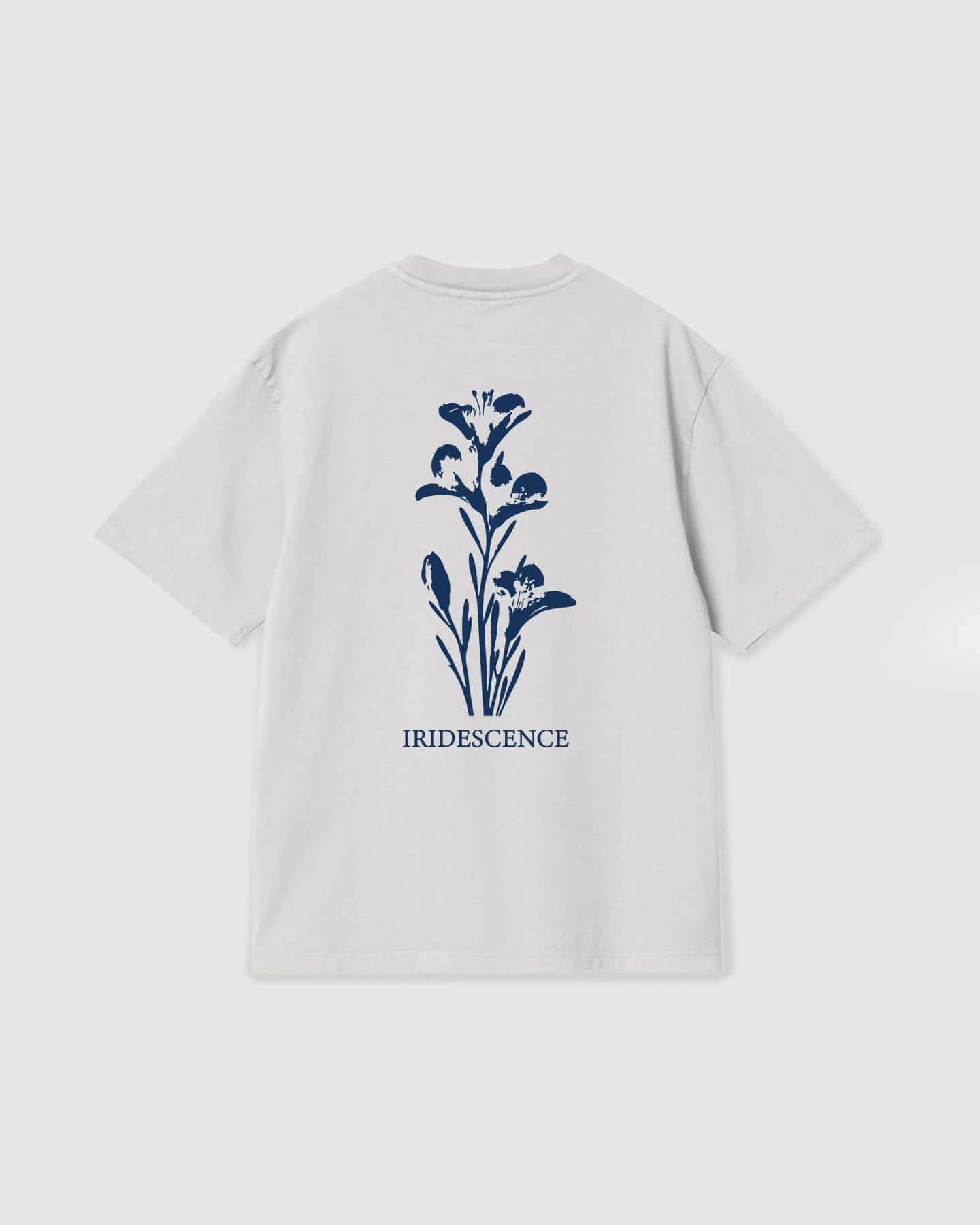 Oversized T Shirt Iridescence White