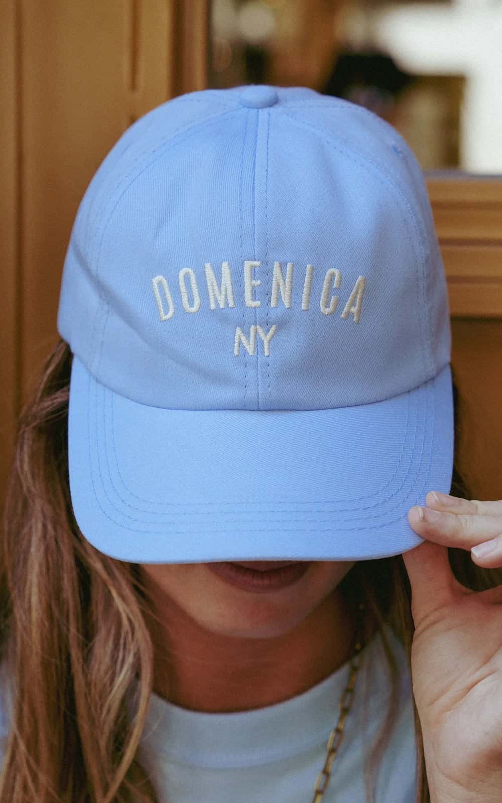 GORRA DOMENICA NY AZUL CLARO - UNISEX