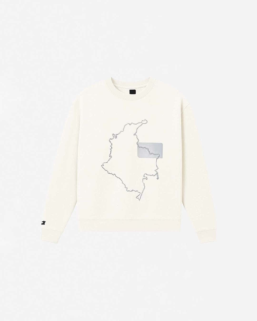 CREWNECK MAPA COLOMBIA