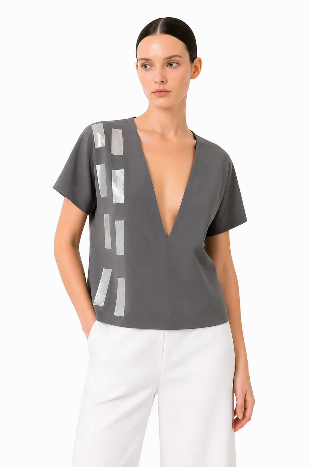 Silver Blouse